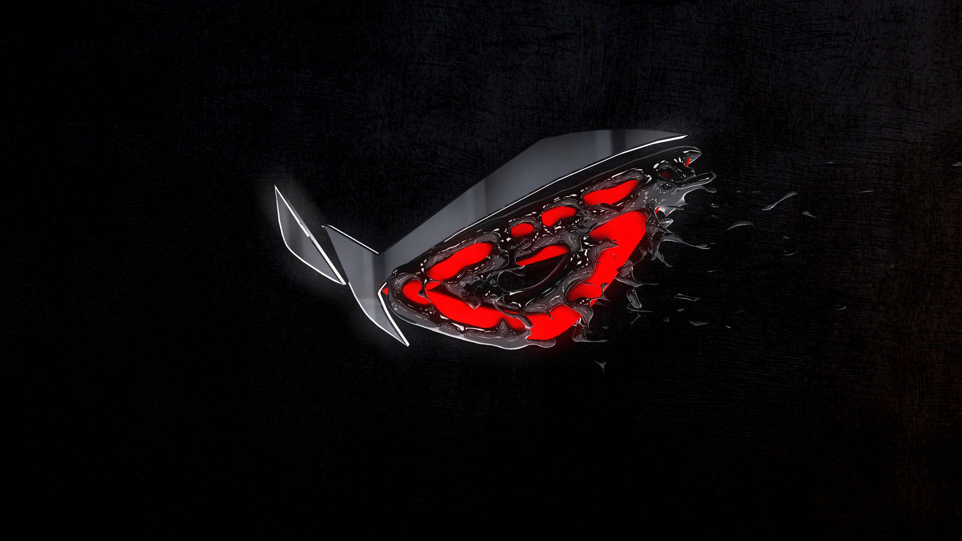 Asus Rog 4k Gaming Melting Logo Background