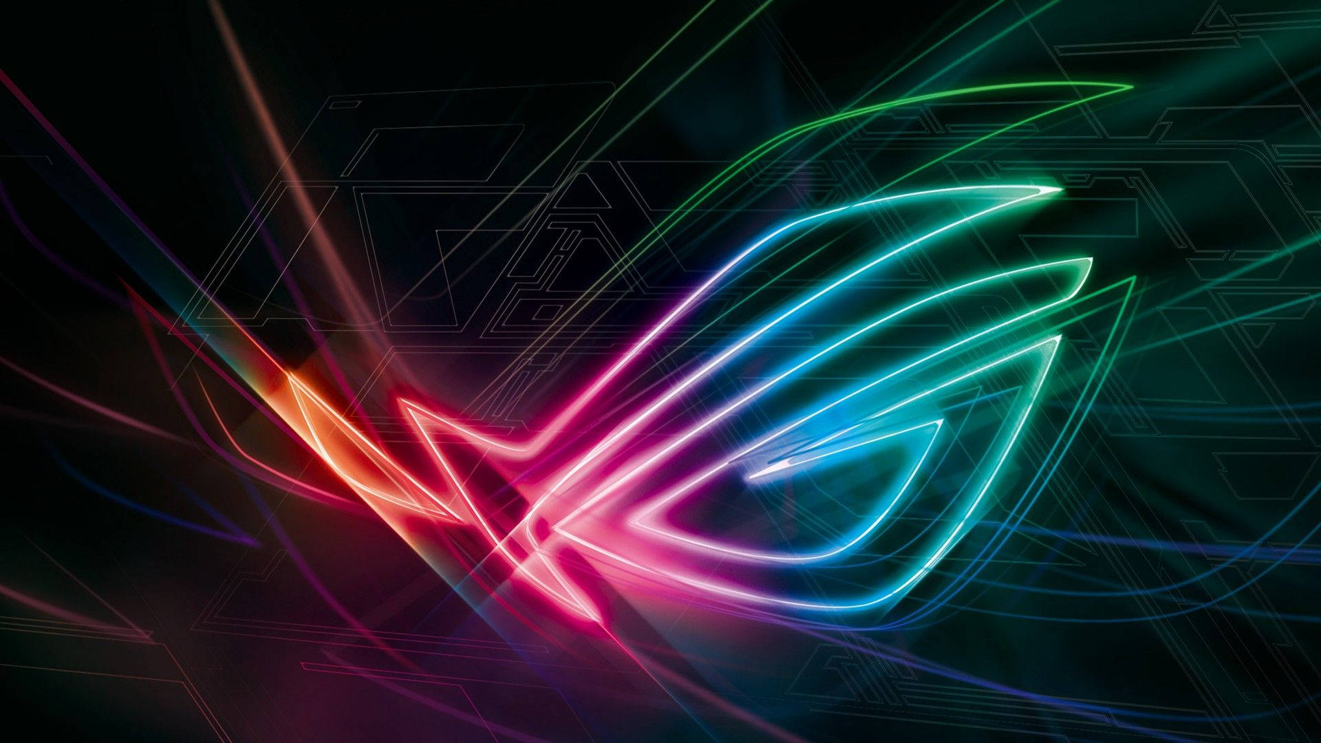 Asus Rog 4k Gaming Neon Logo