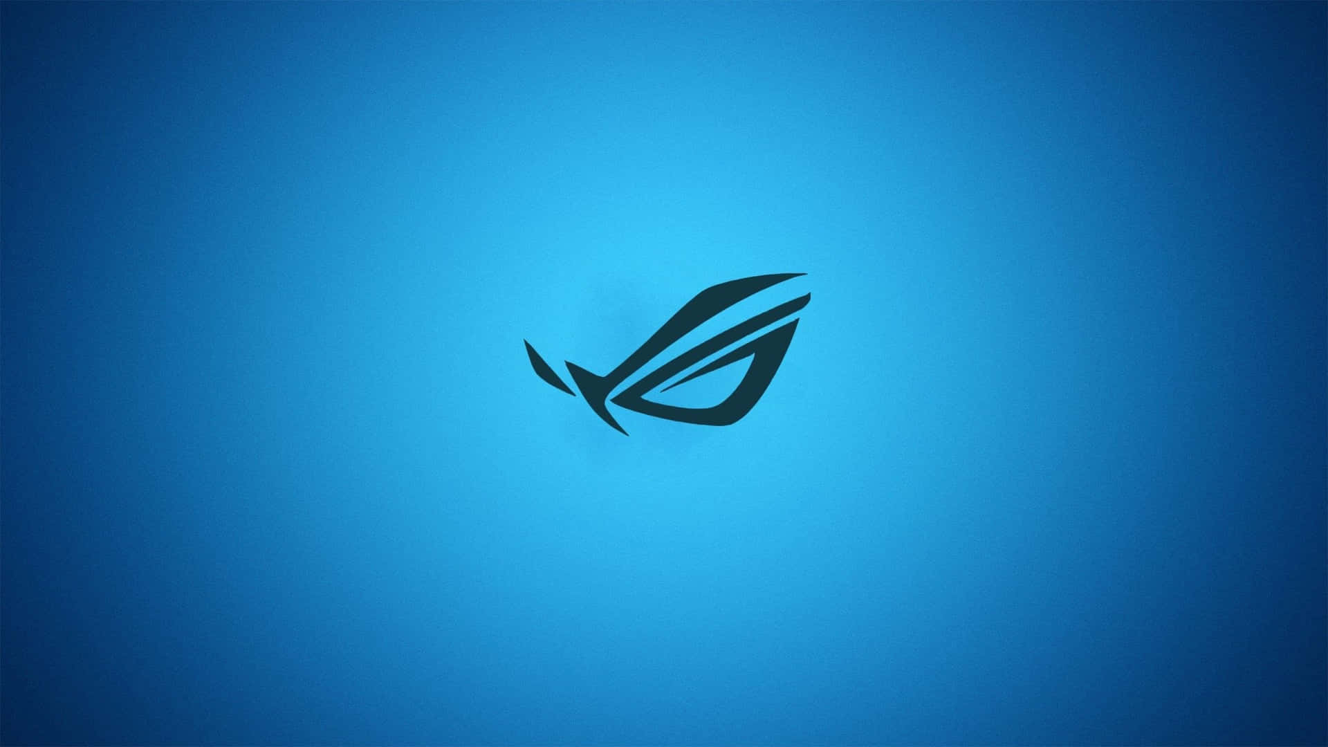 Asus Rog Logo Blue Pc Background