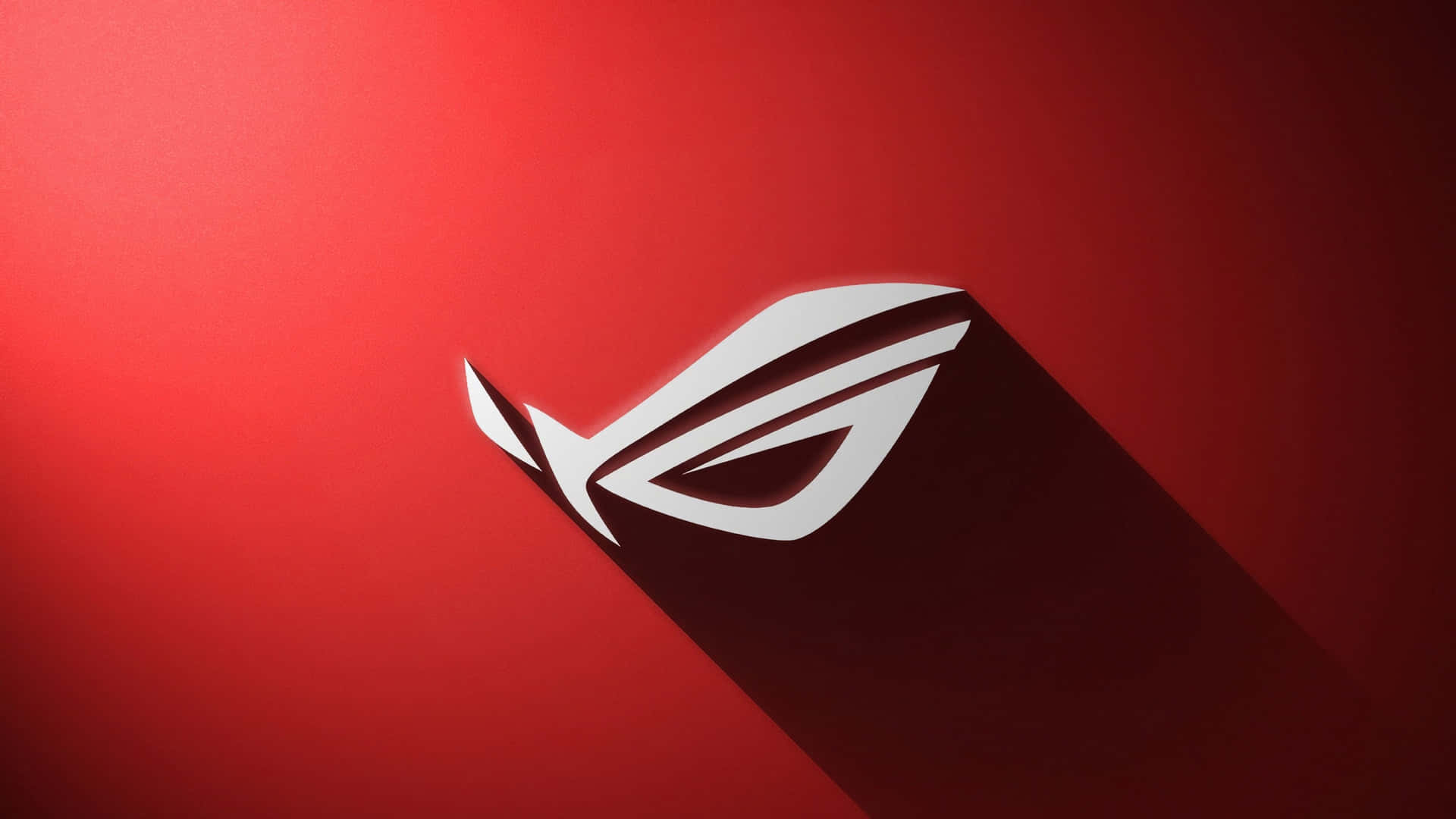 Asus Rog Logo On A Red Background Background