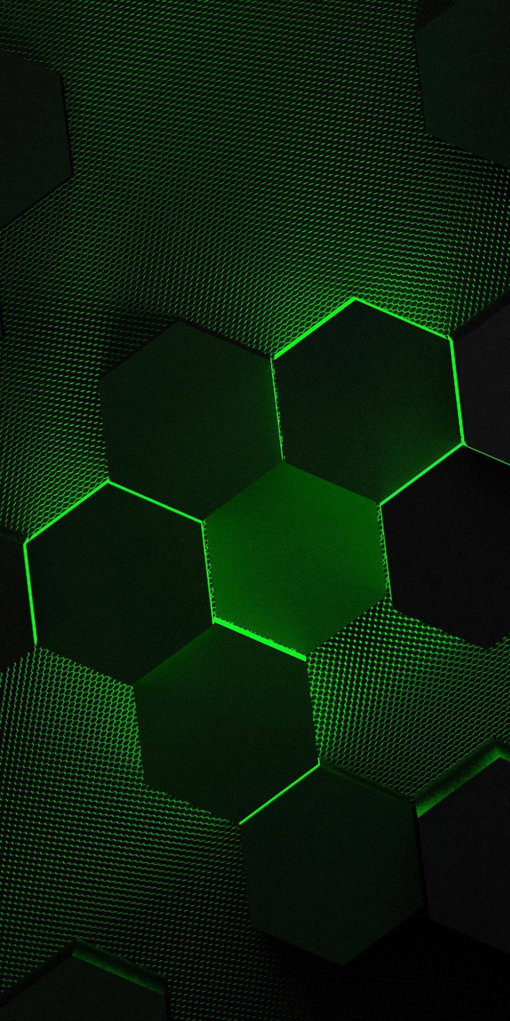 Asus Rog Phone Green Hexagon