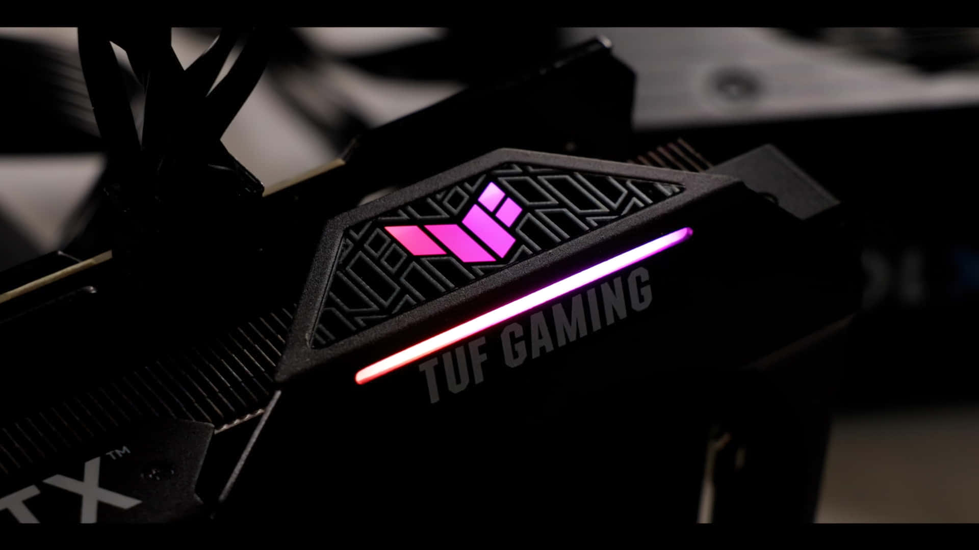 Asus T U F Gaming Graphics Card Illumination Background
