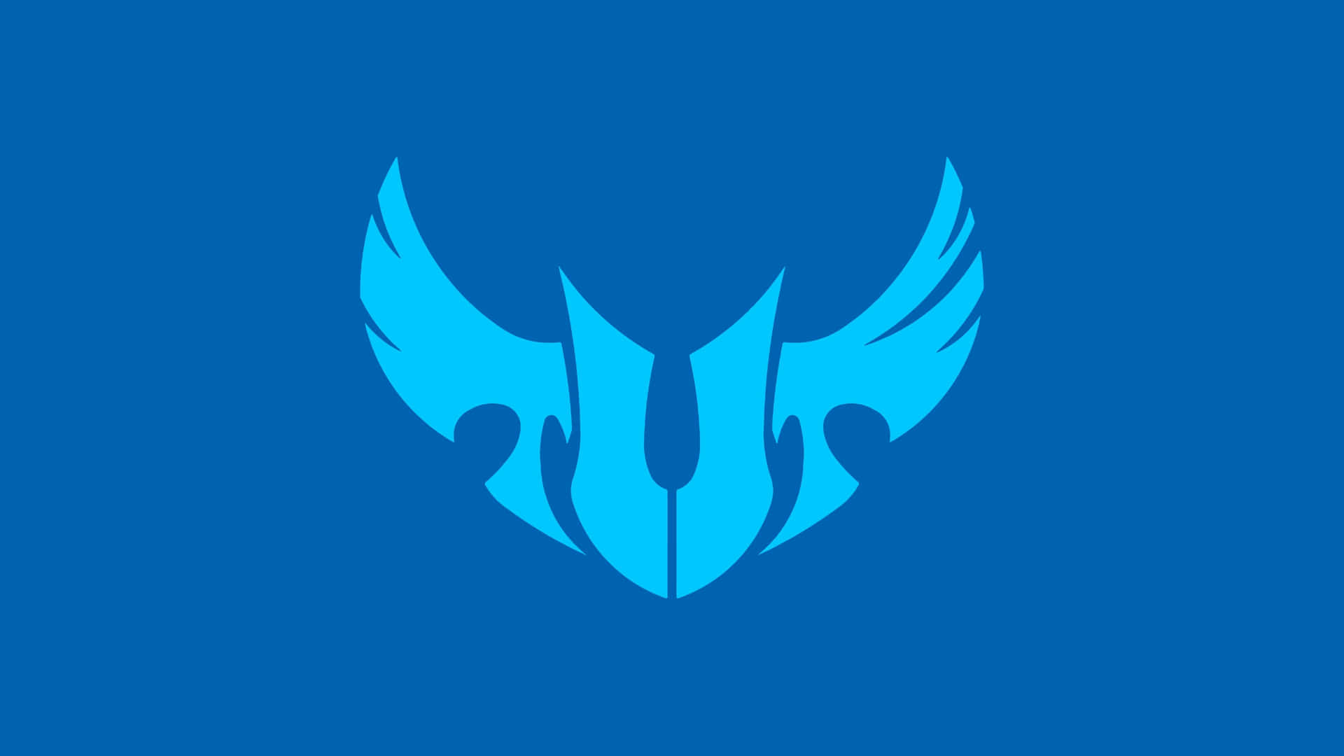 Asus T U F Gaming Logo Blue Background Background