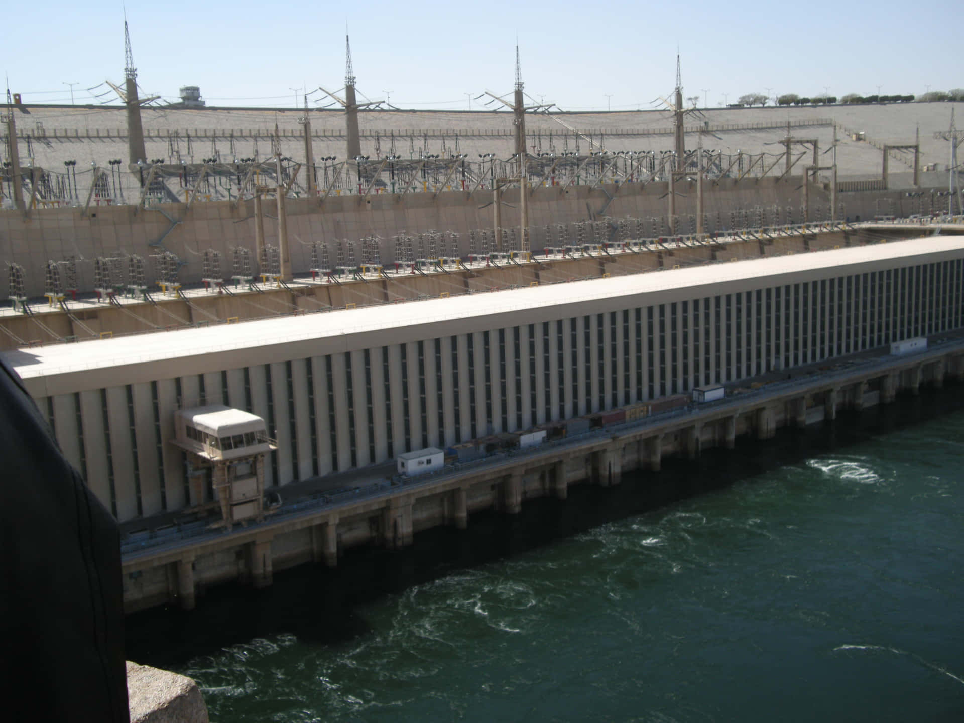Aswan High Dam Watchtower Background