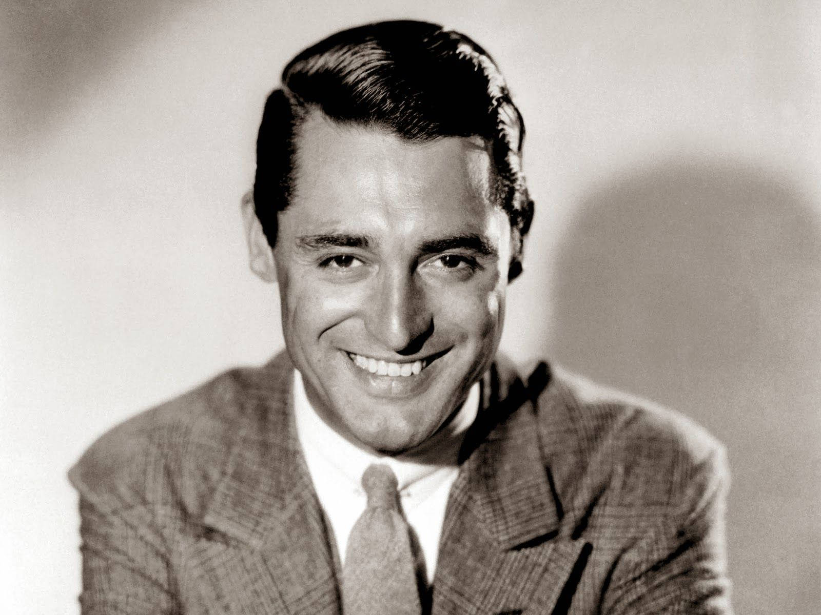 Asymmetrical Teeth Of American Actor Cary Grant Background