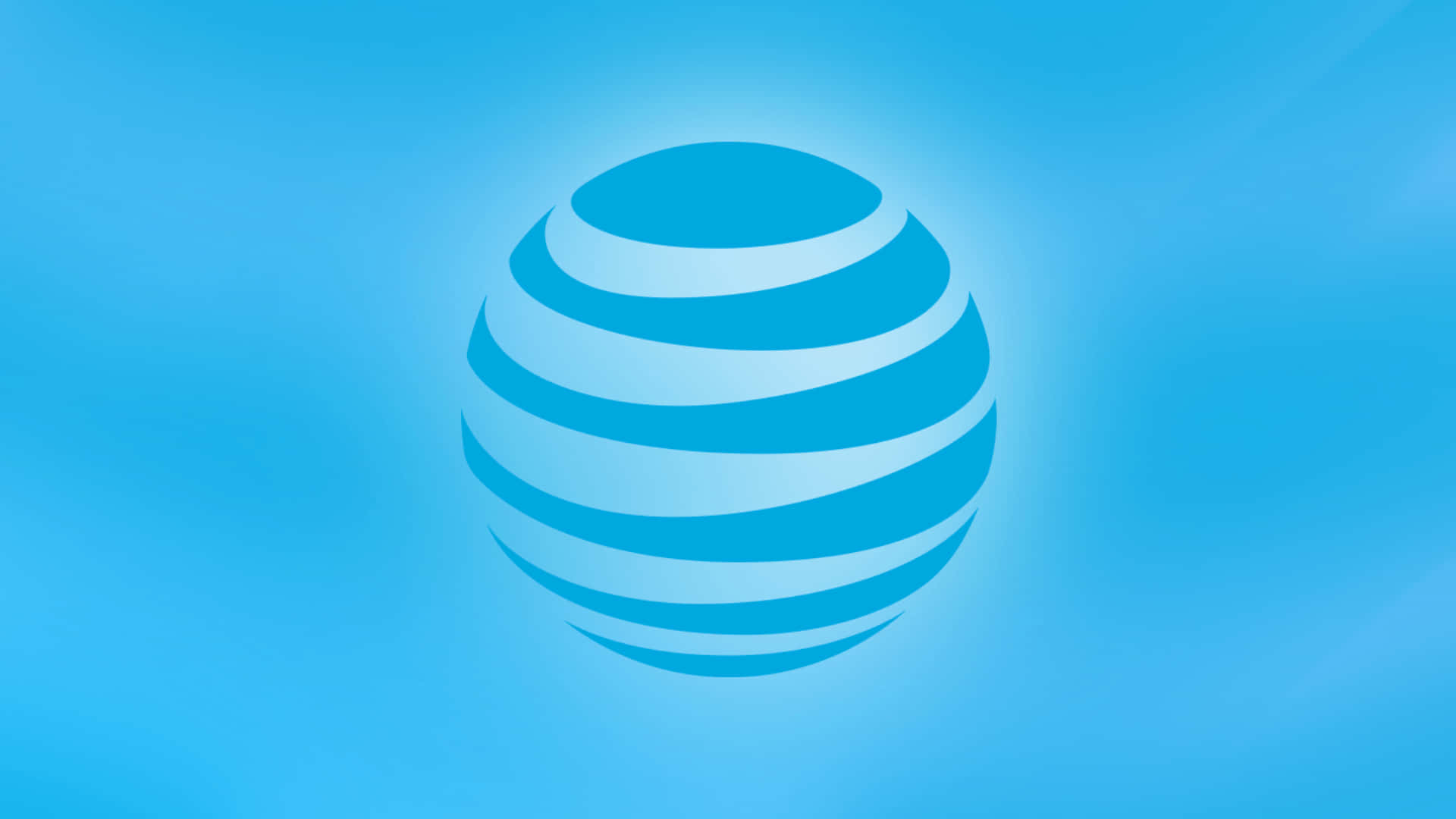 At&t Logo On A Blue Background Background