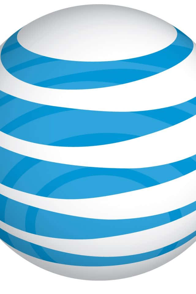 At&t Logo On White Background Background