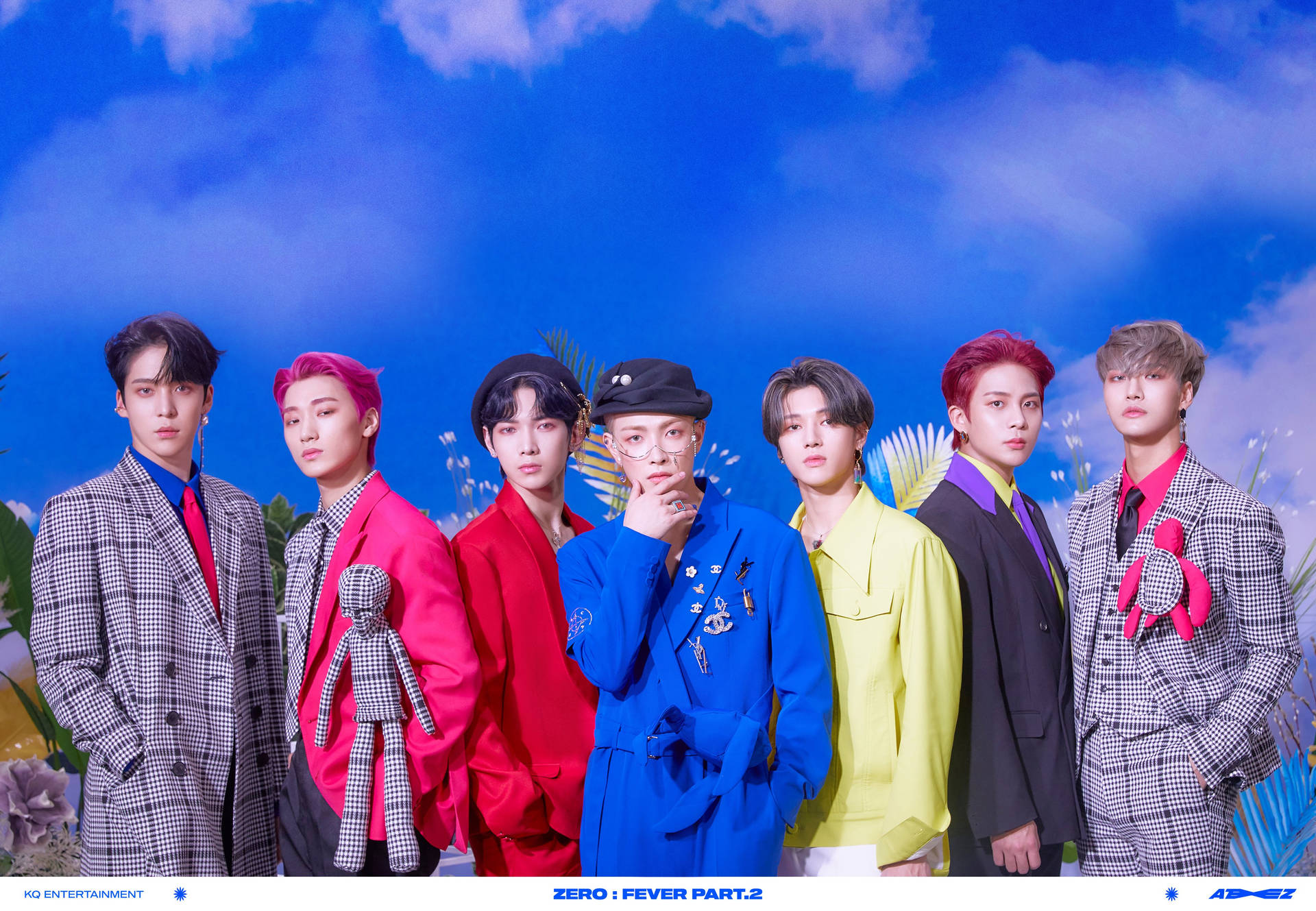 Ateez Blue Sky Desktop