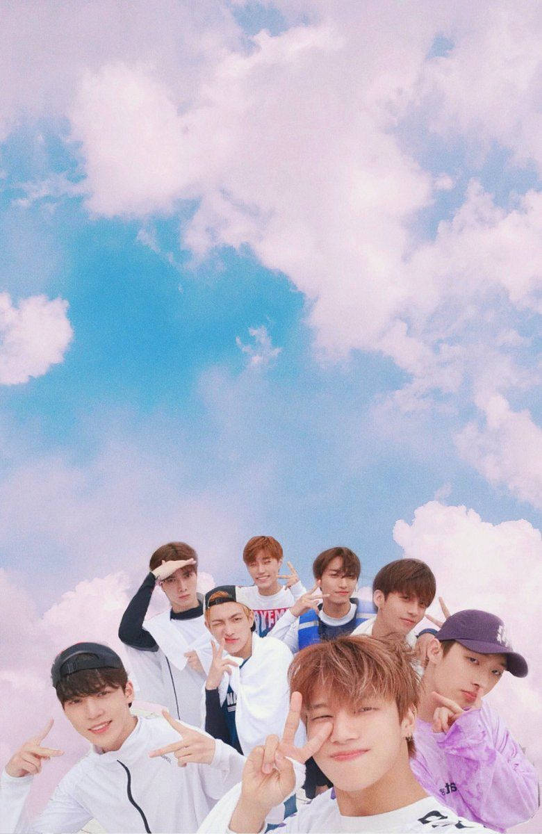 Ateez Cloudy Background Background