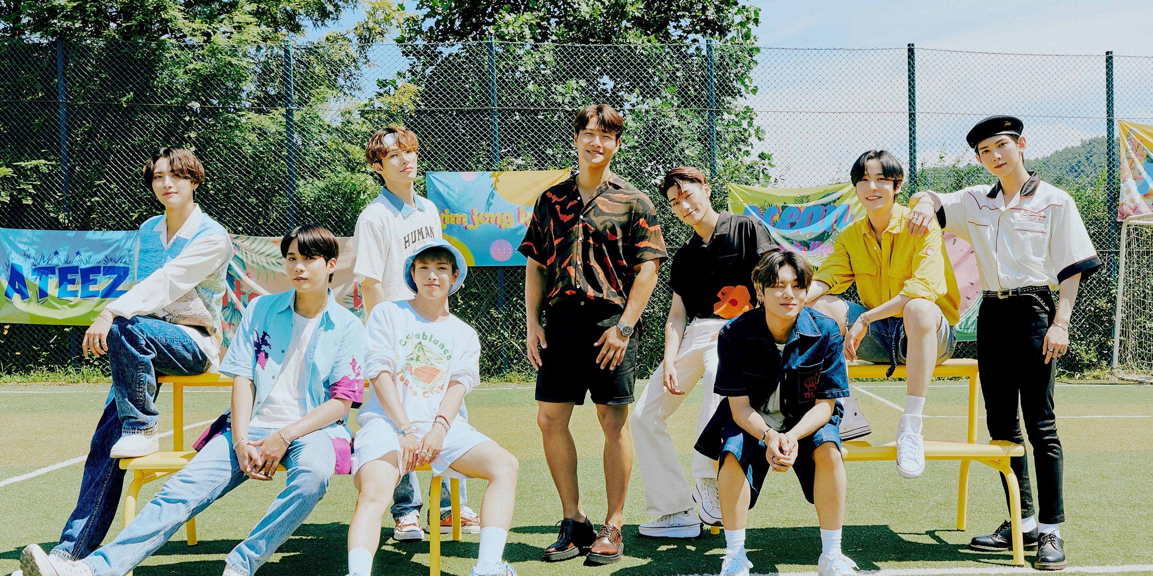 Ateez Soccer Field Background