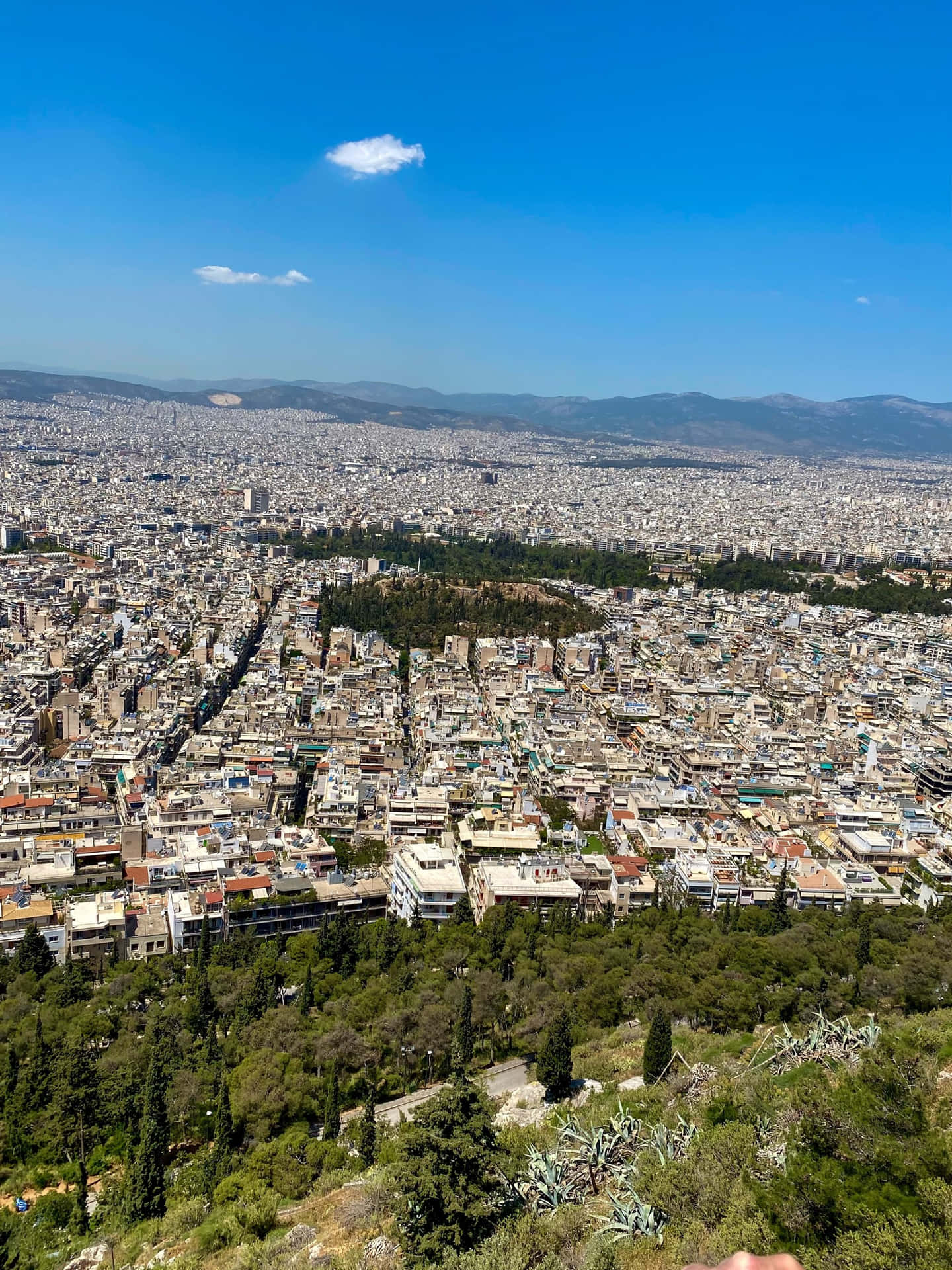 Athens View From Mount Lycabettus