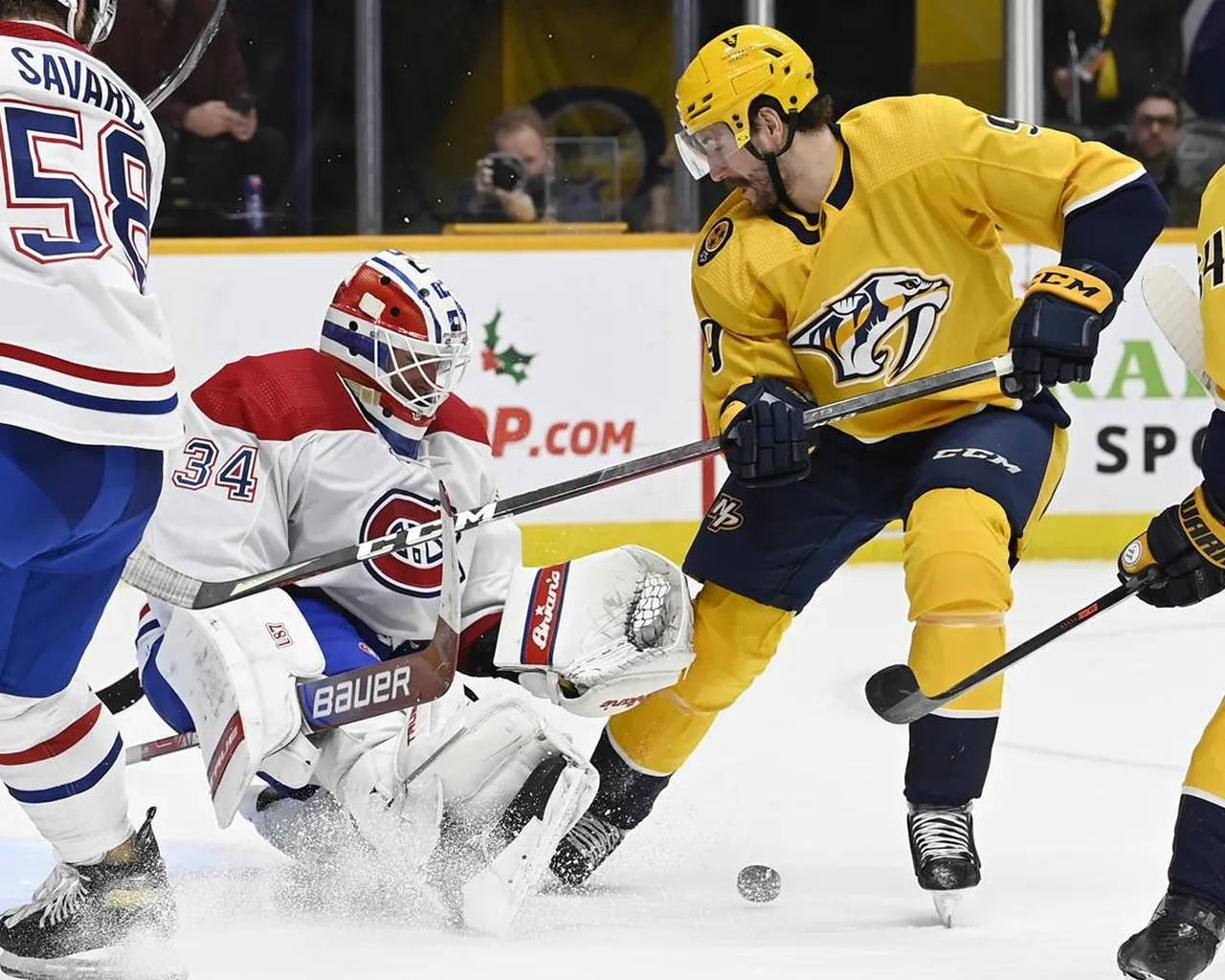 Athlete Filip Forsberg Action Photo