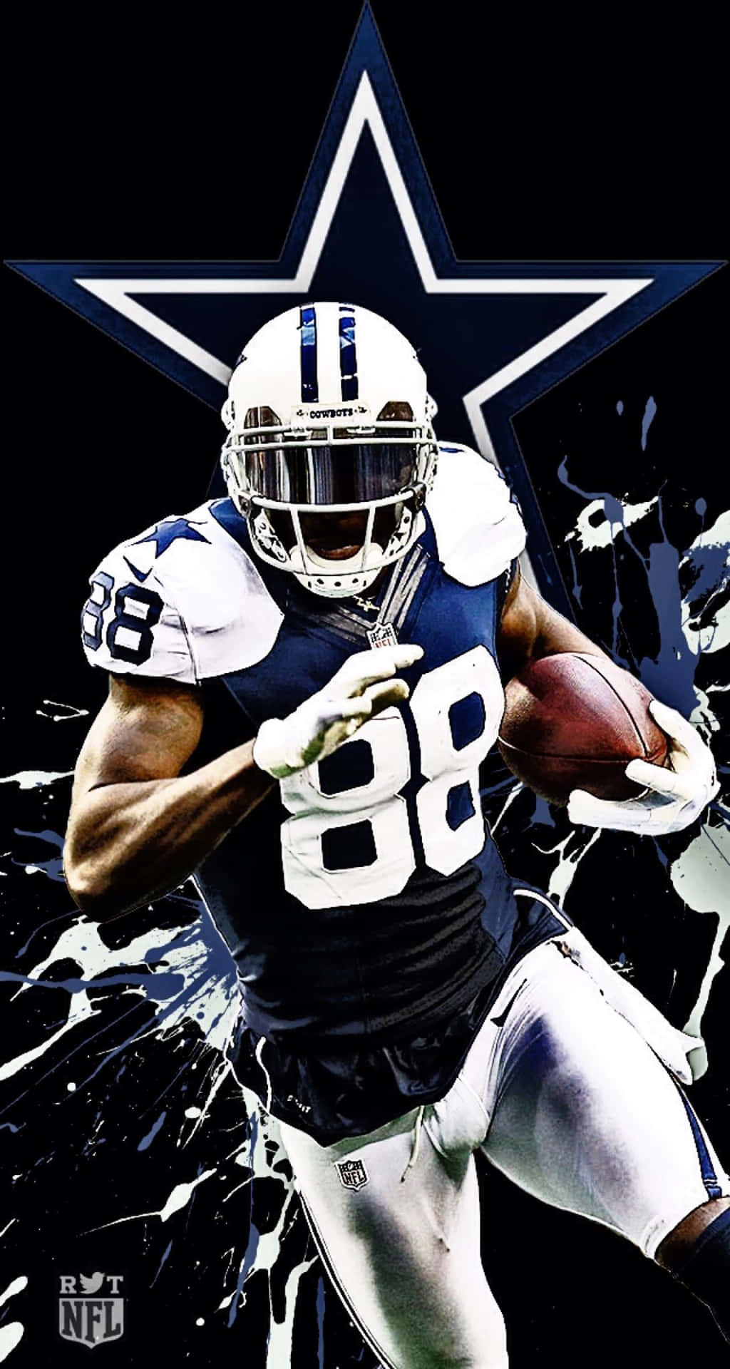 Athlete From The Dallas Cowboys Iphone Background