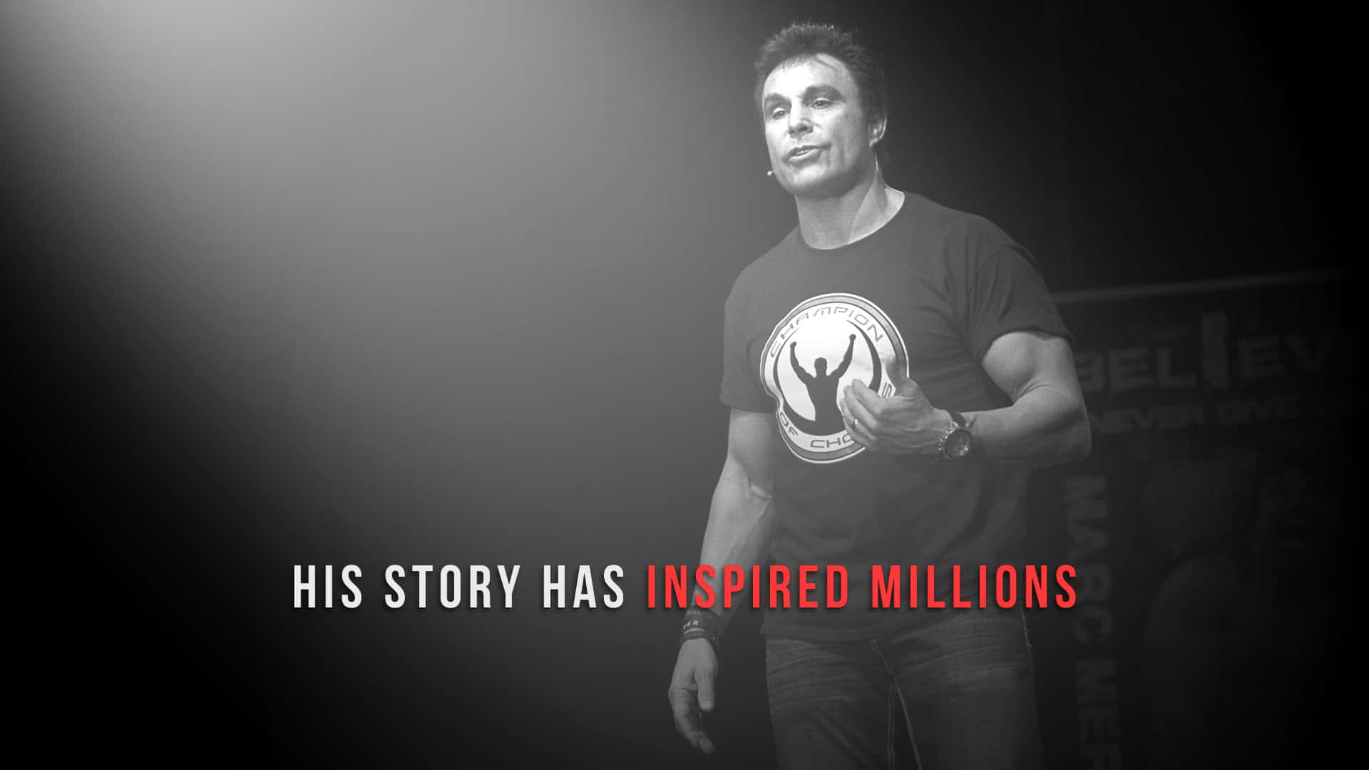 Athlete Marc Mero Inspired Millions Background