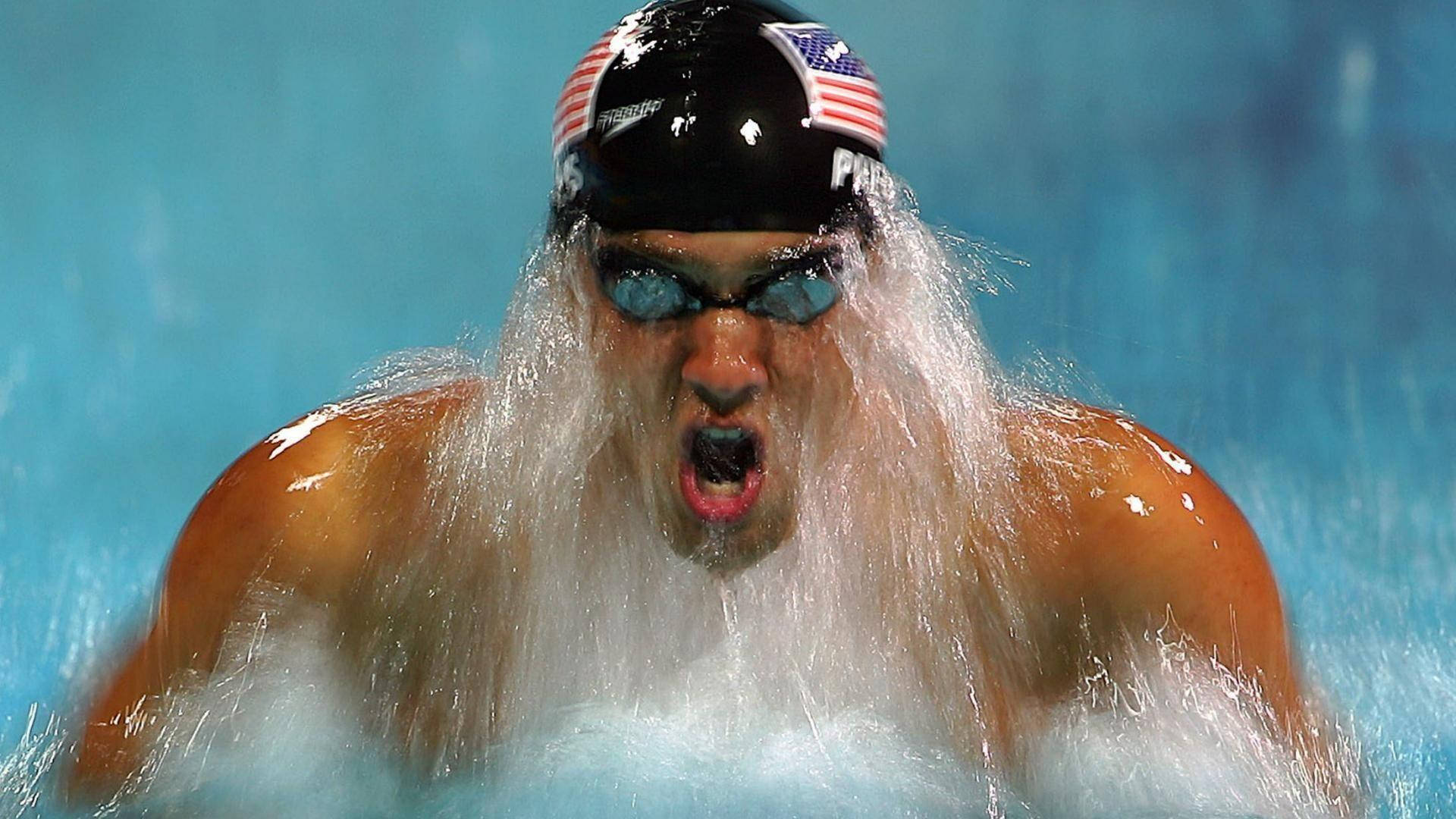 Athlete Michael Phelps Background