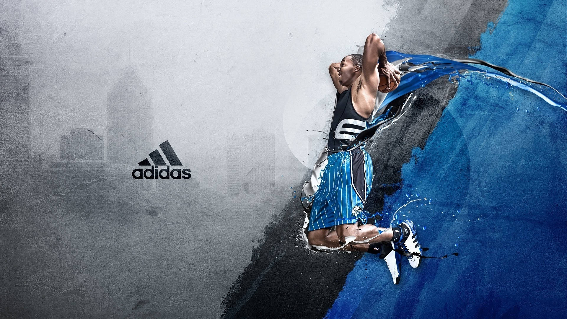 Athletic Themed Adidas Poster Background