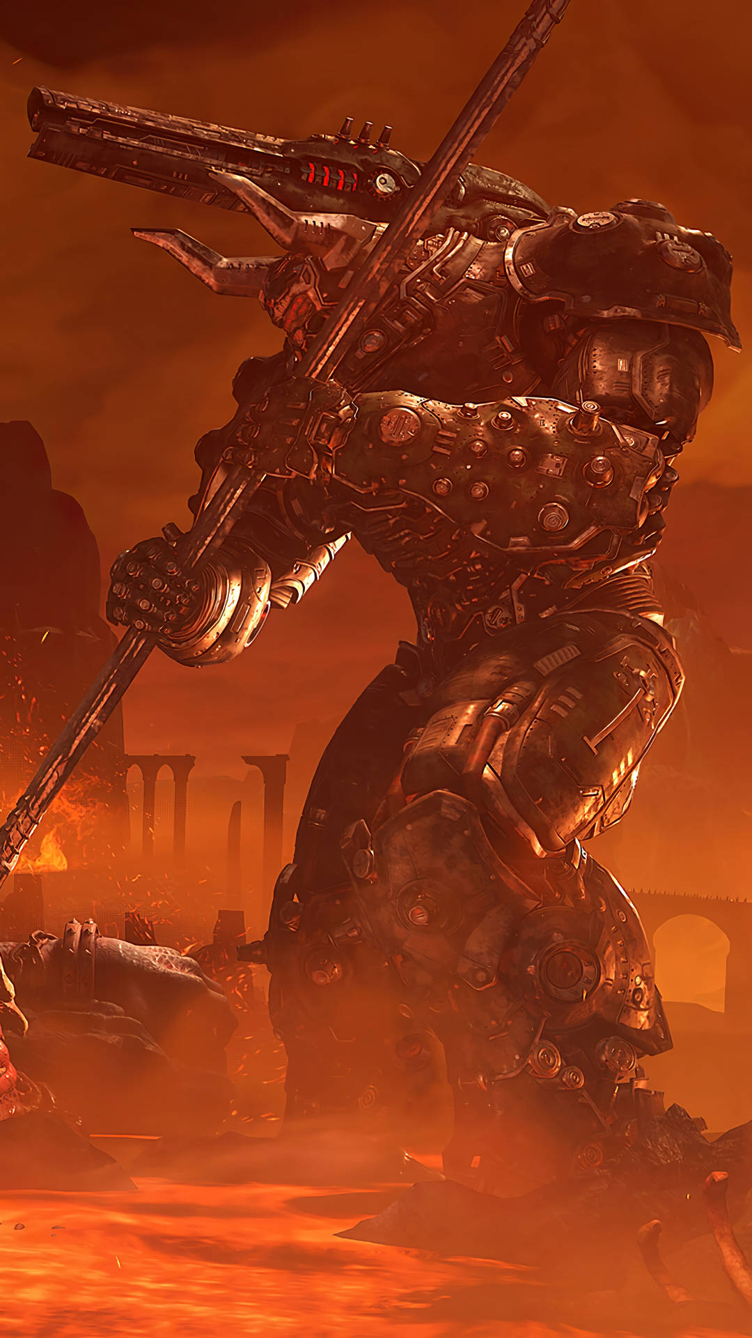 Atlan War Machine Doom Phone Background