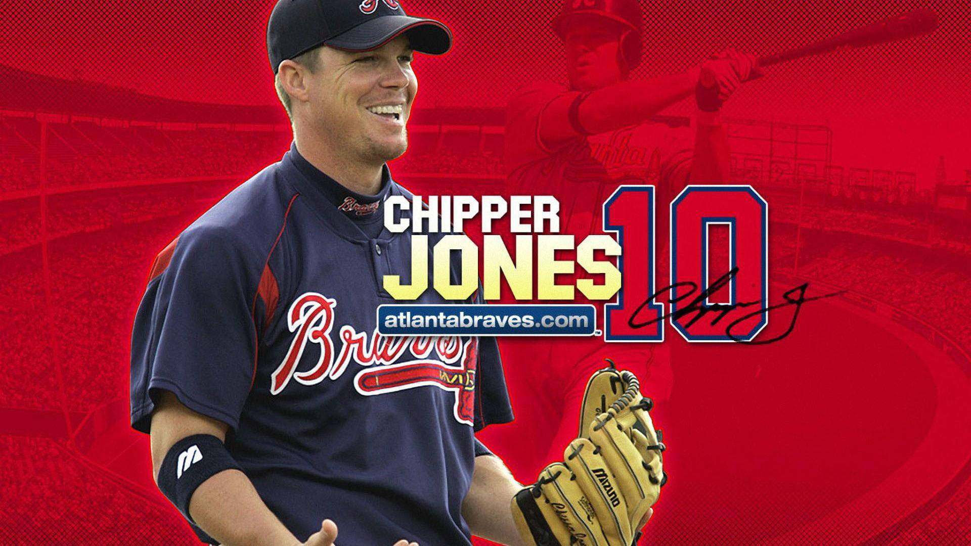 Atlanta Braves Chipper Jones Background