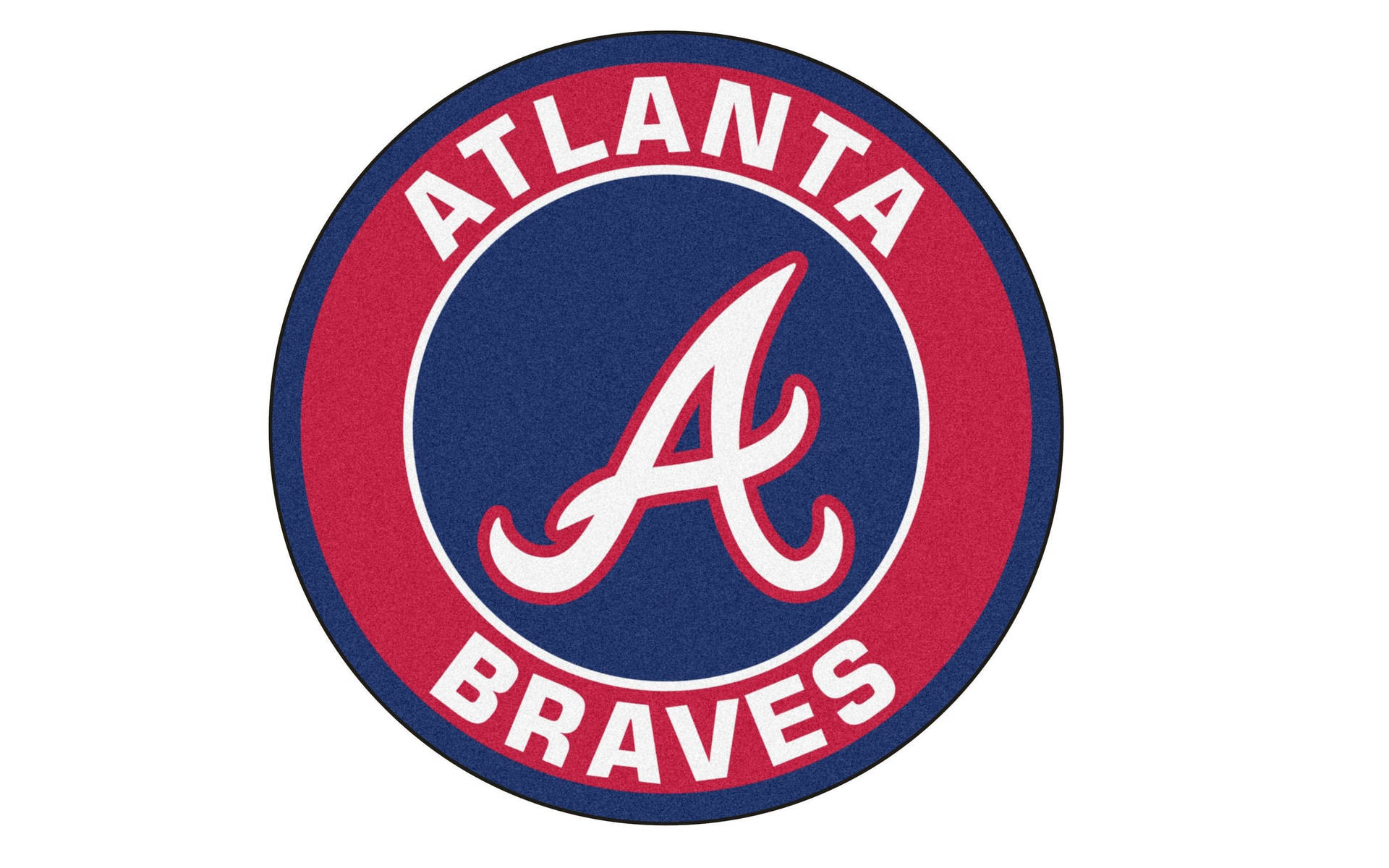 Atlanta Braves Circle Logo Background
