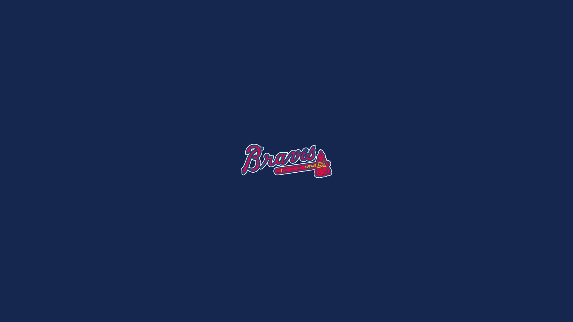Atlanta Braves Emblem Background