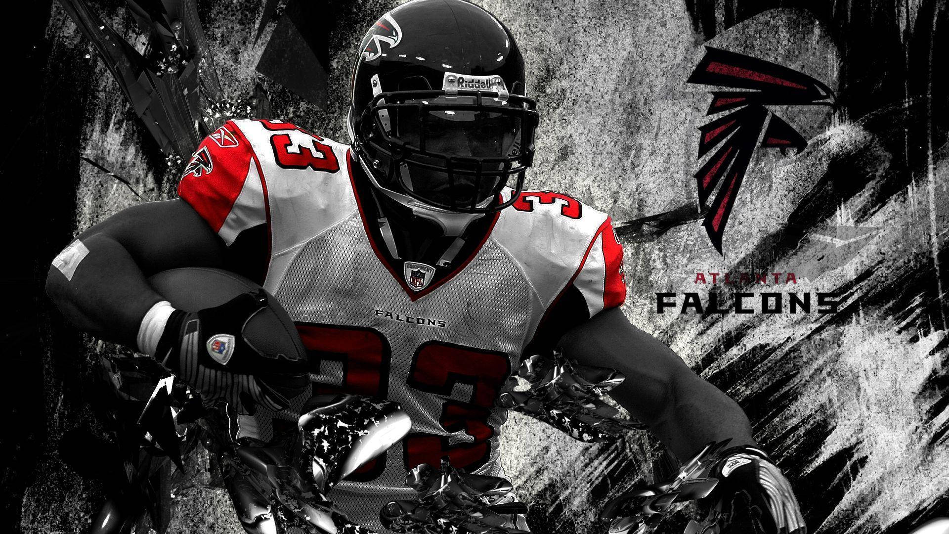 Atlanta Falcons Brian Hill Background