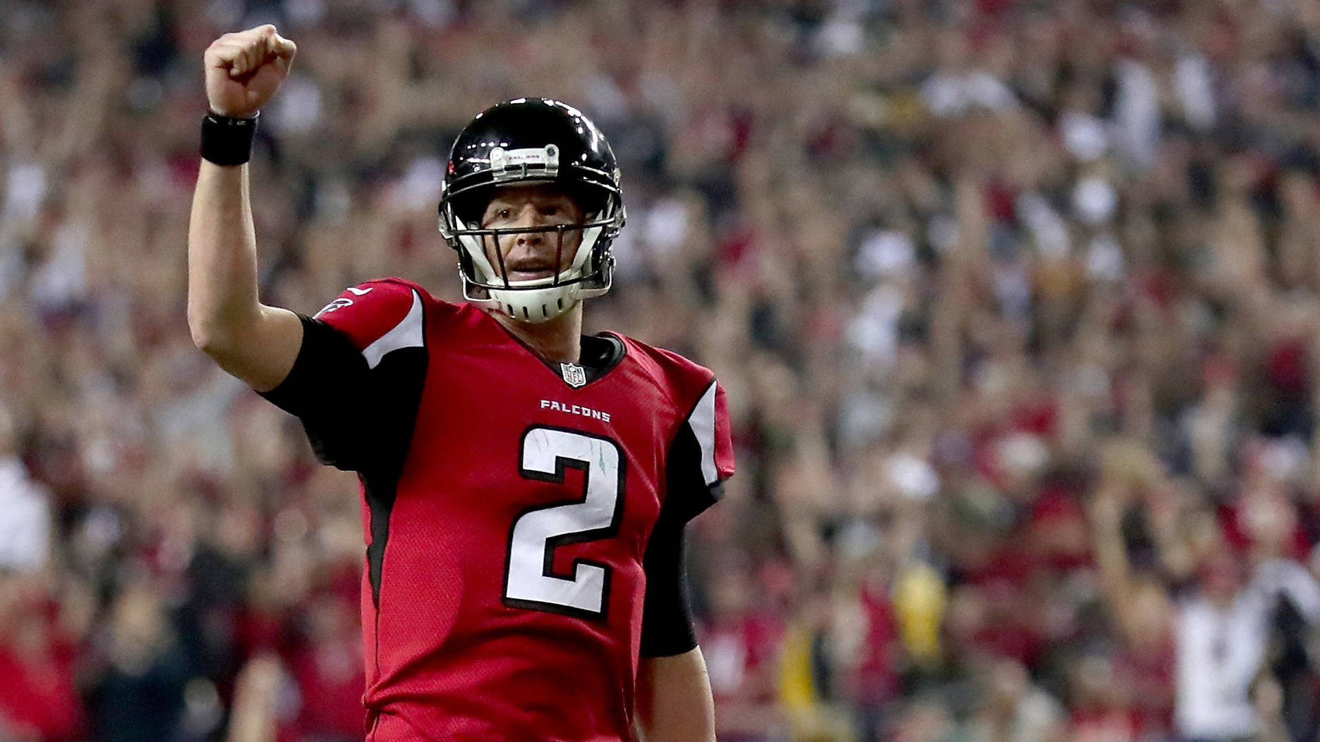 Atlanta Falcons Matt Ryan Fist Up Background