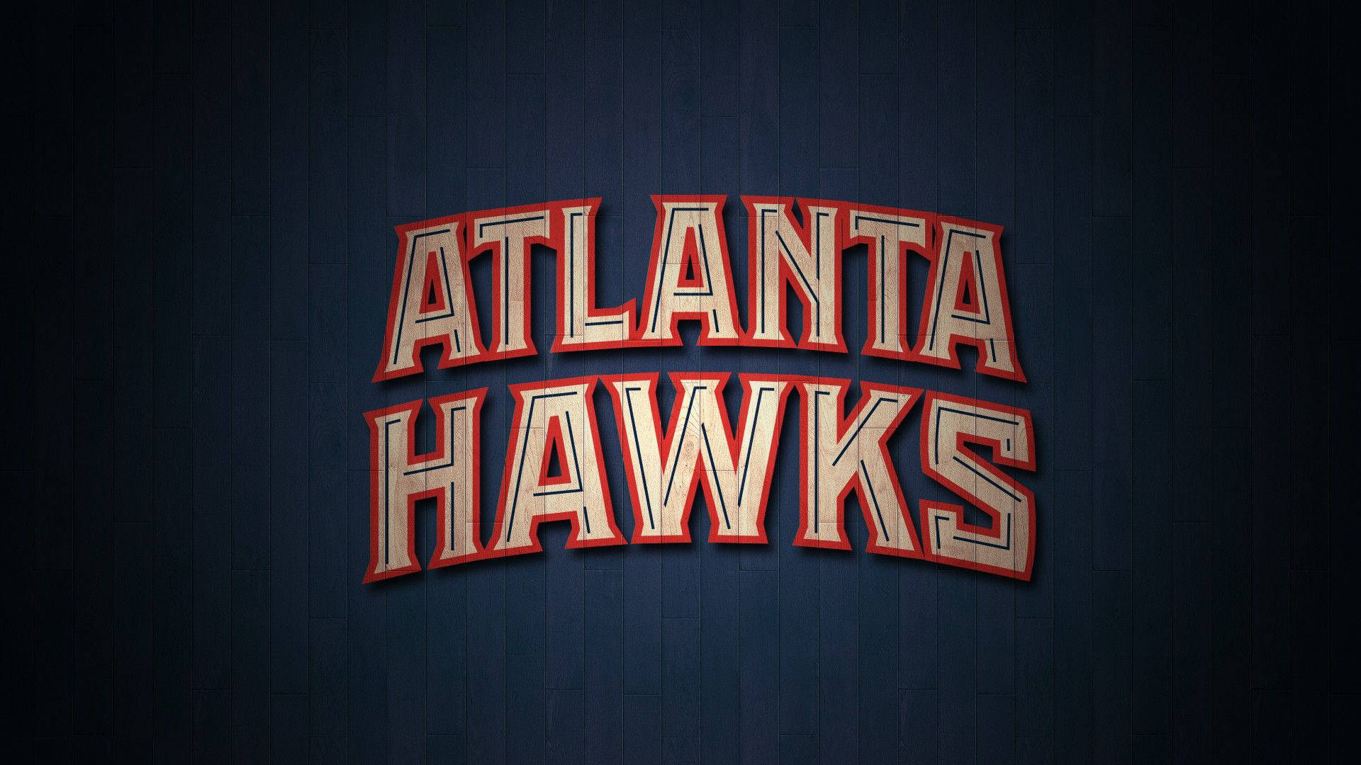 Atlanta Hawks Word Art Background