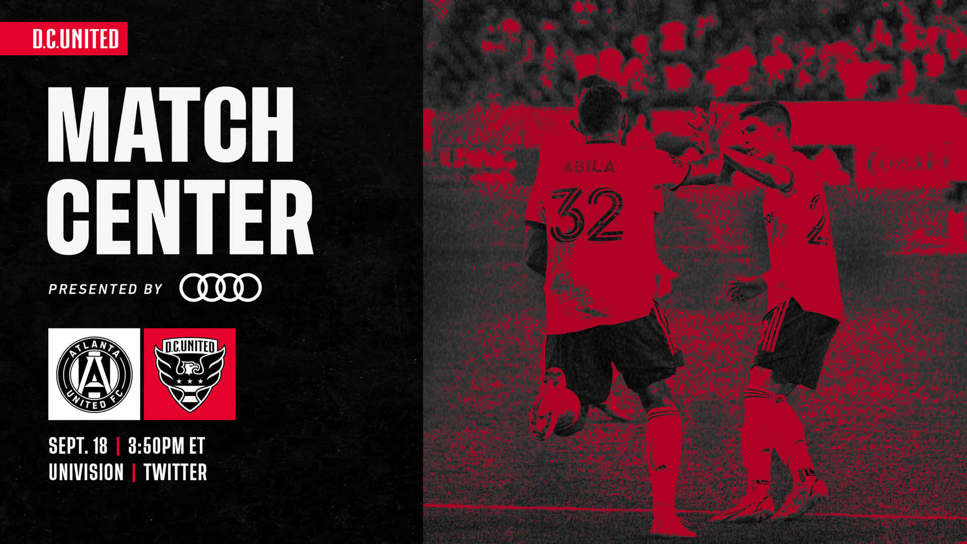 Atlanta United Fc Versus D.c. United Poster Background
