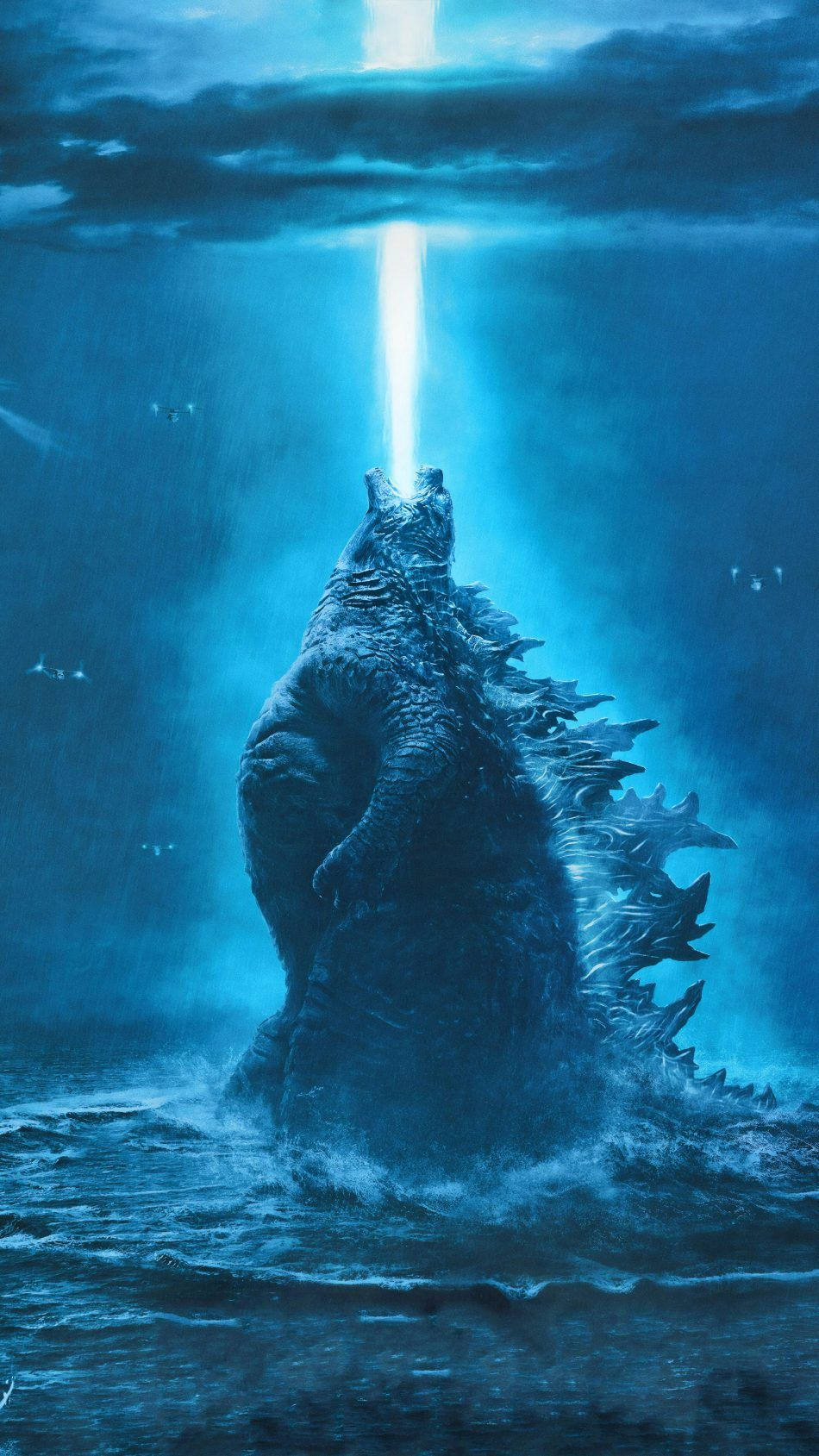 Atomic Breath Godzilla Background