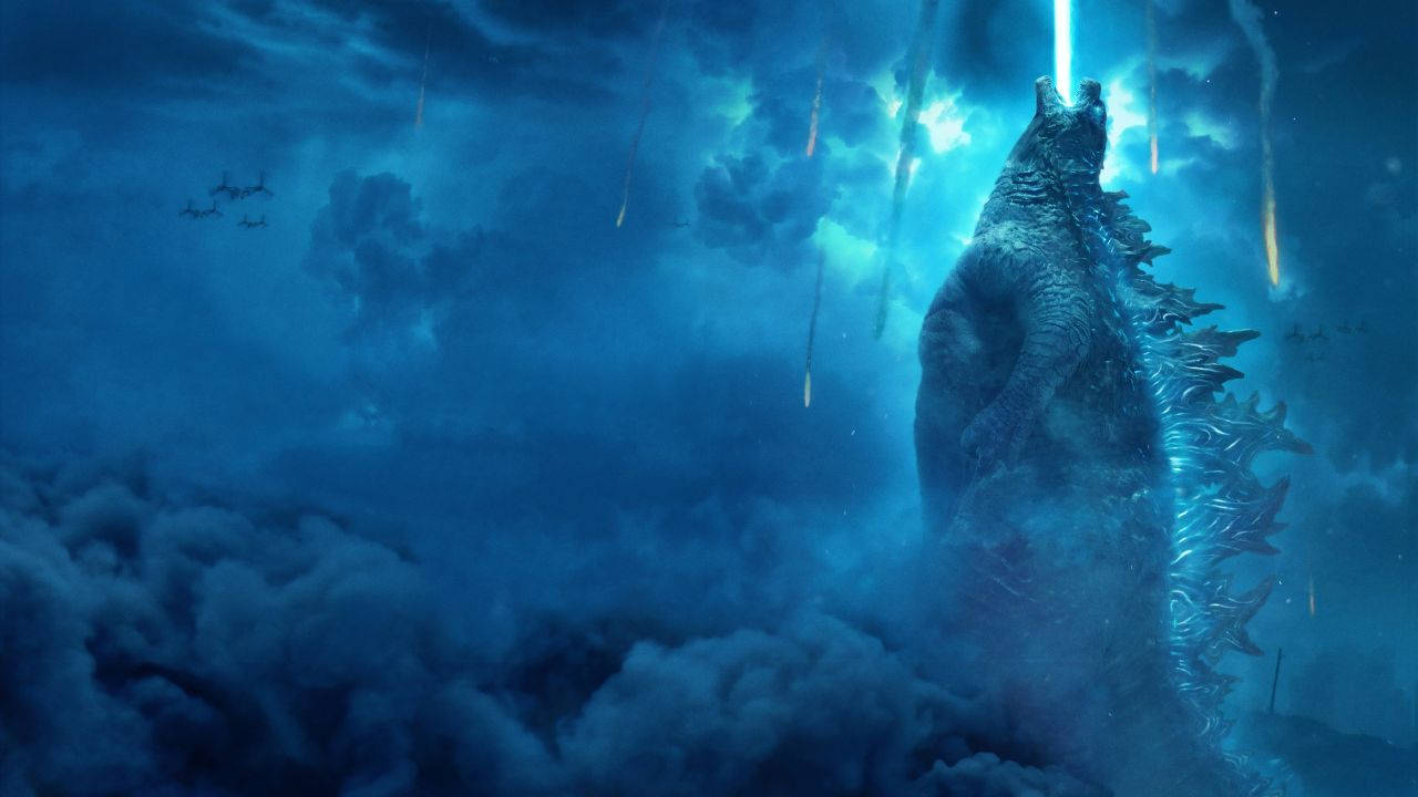 Atomic Breath Of Godzilla King Of The Monsters Hd Background