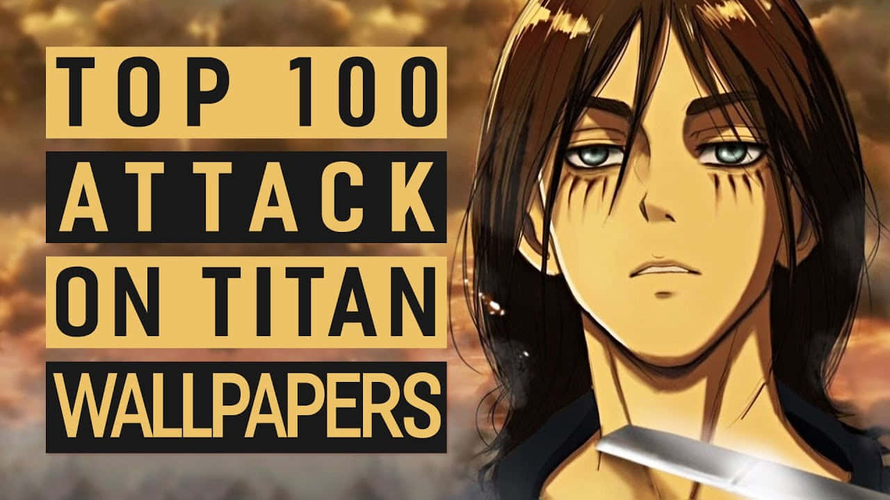 Attack On Titan Anime Eren Gloomy Face Background