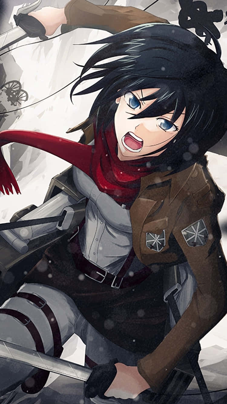Attack On Titan Anime Mikasa Screaming
