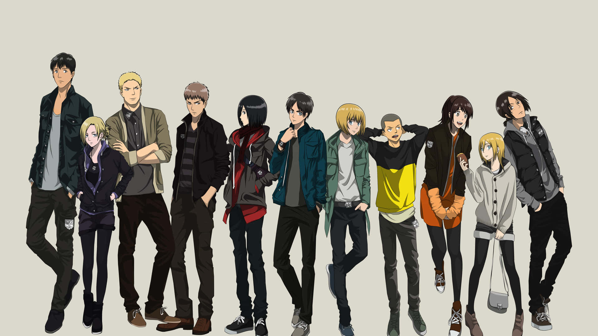 Attack_on_ Titan_ Characters_ Casual_ Clothing