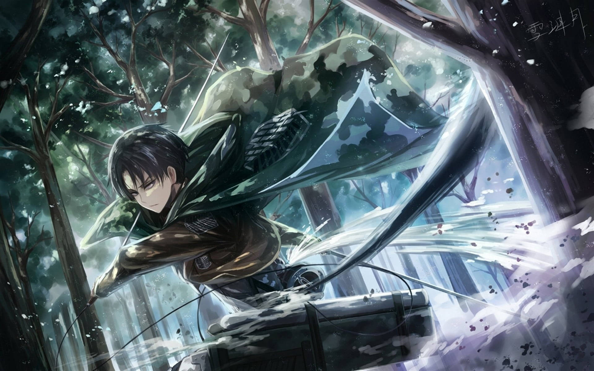 Attack On Titan Characters Levi Forest