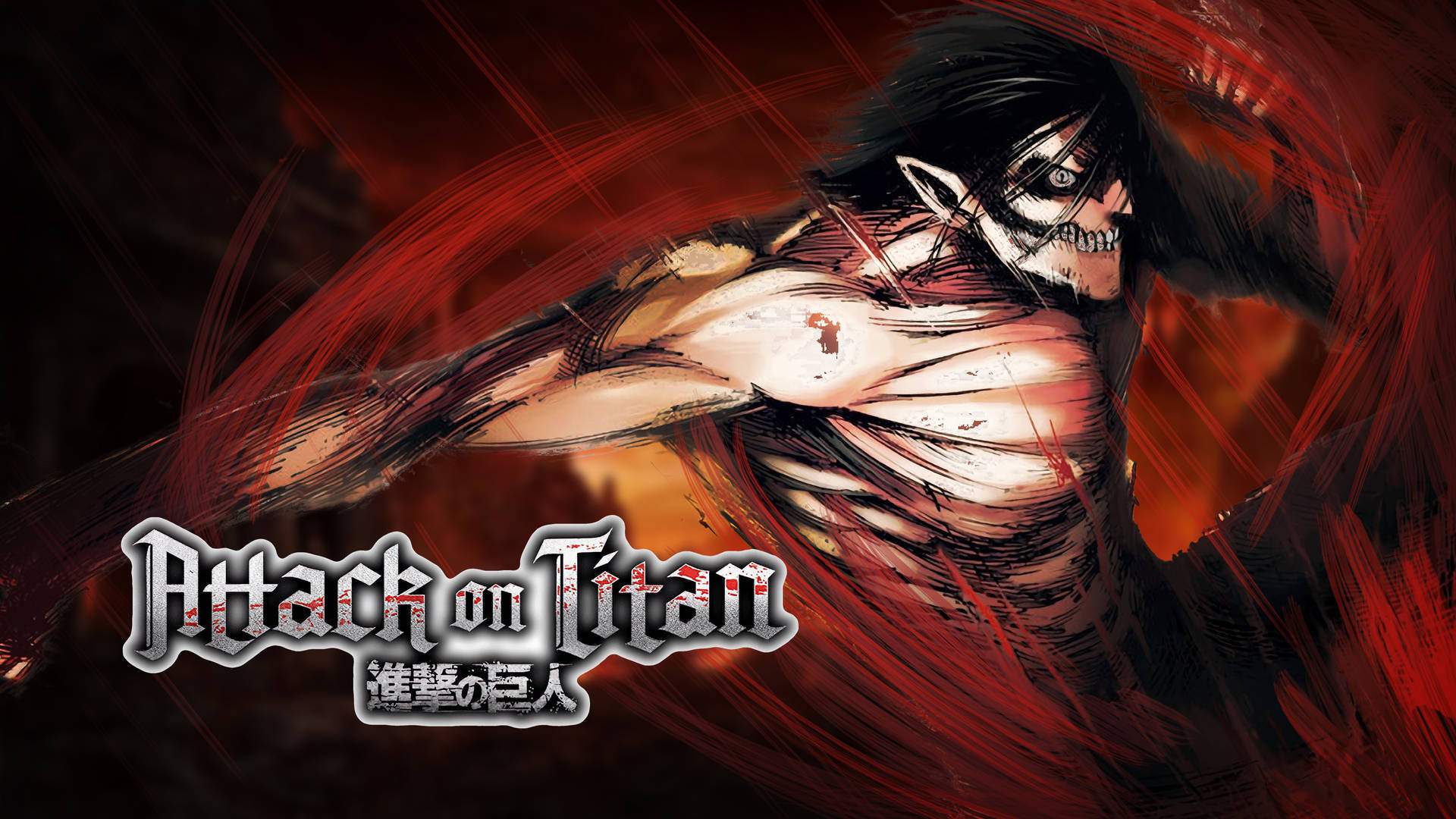 Attack On Titan's Unstoppable Force - Eren Background