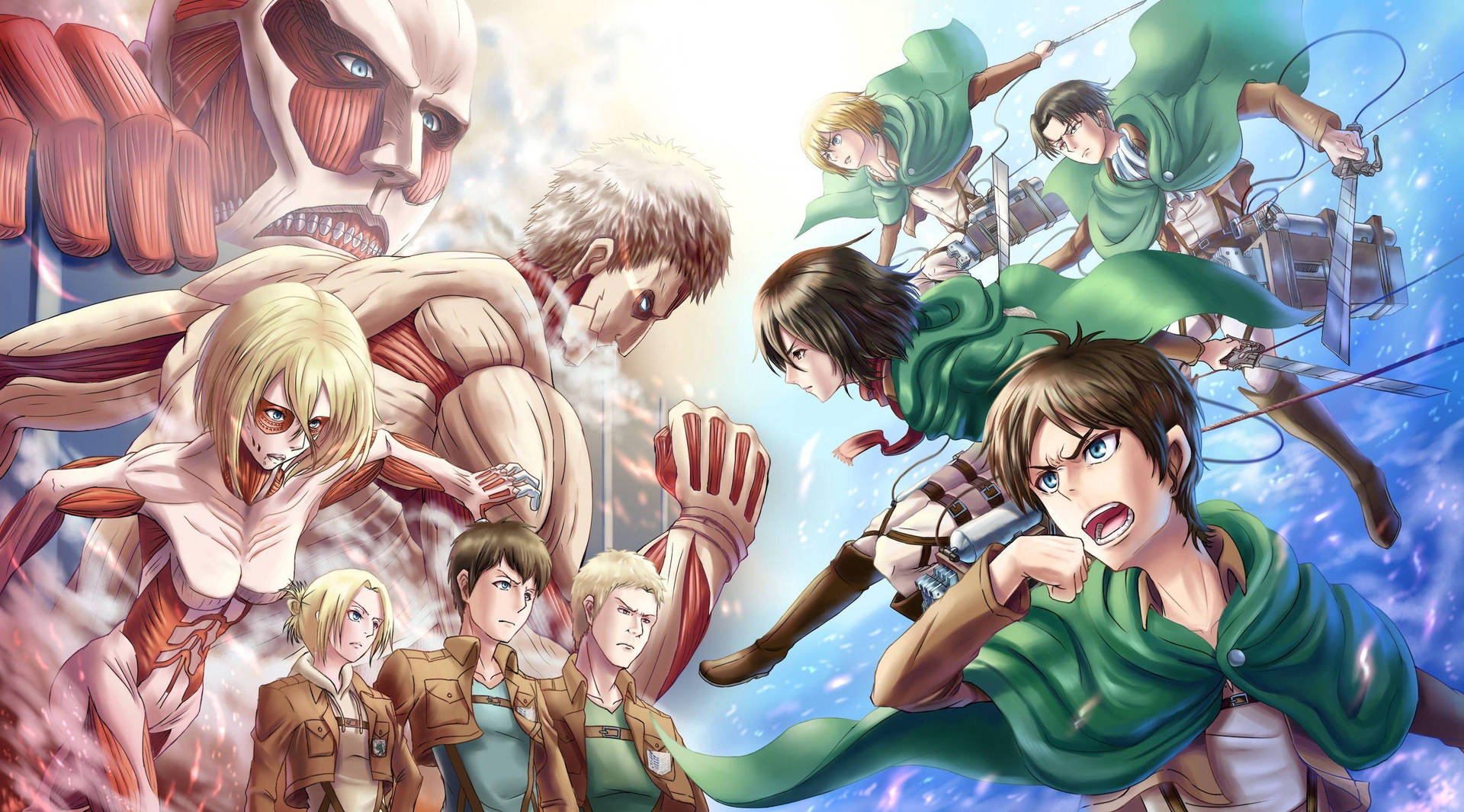 Attack On Titan Wallpaper Background