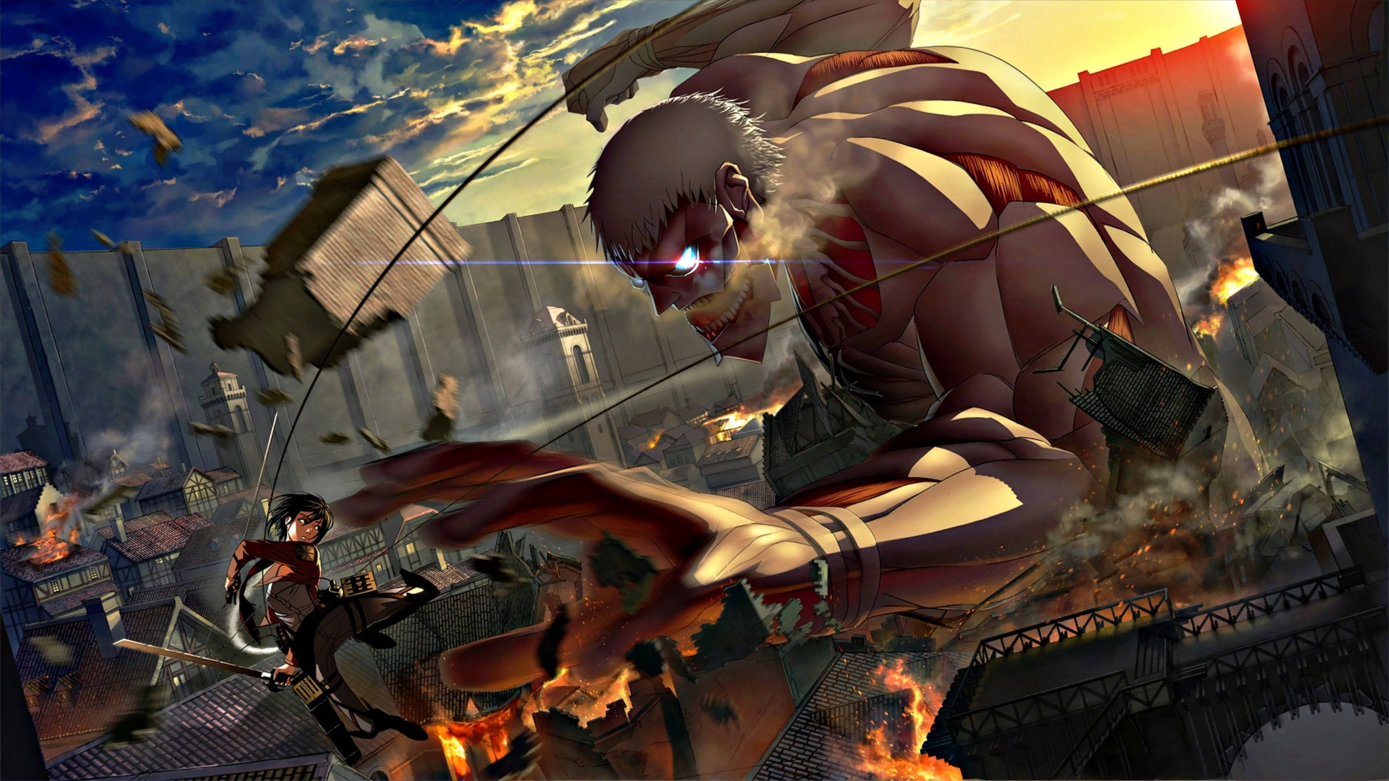 Attack On Titans 4k Armored Titan Background