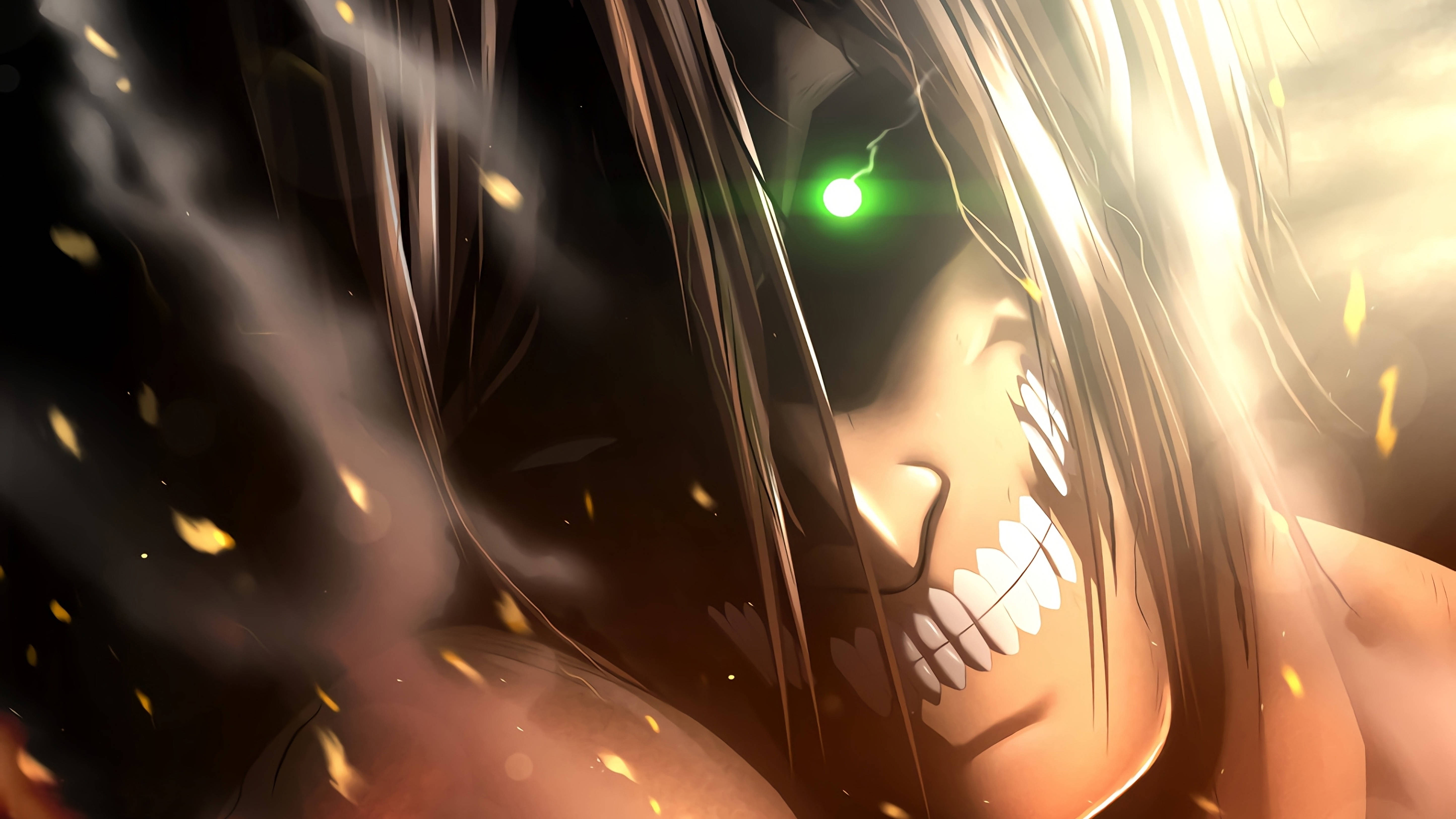 Attack On Titans 4k Physical Prowess Background