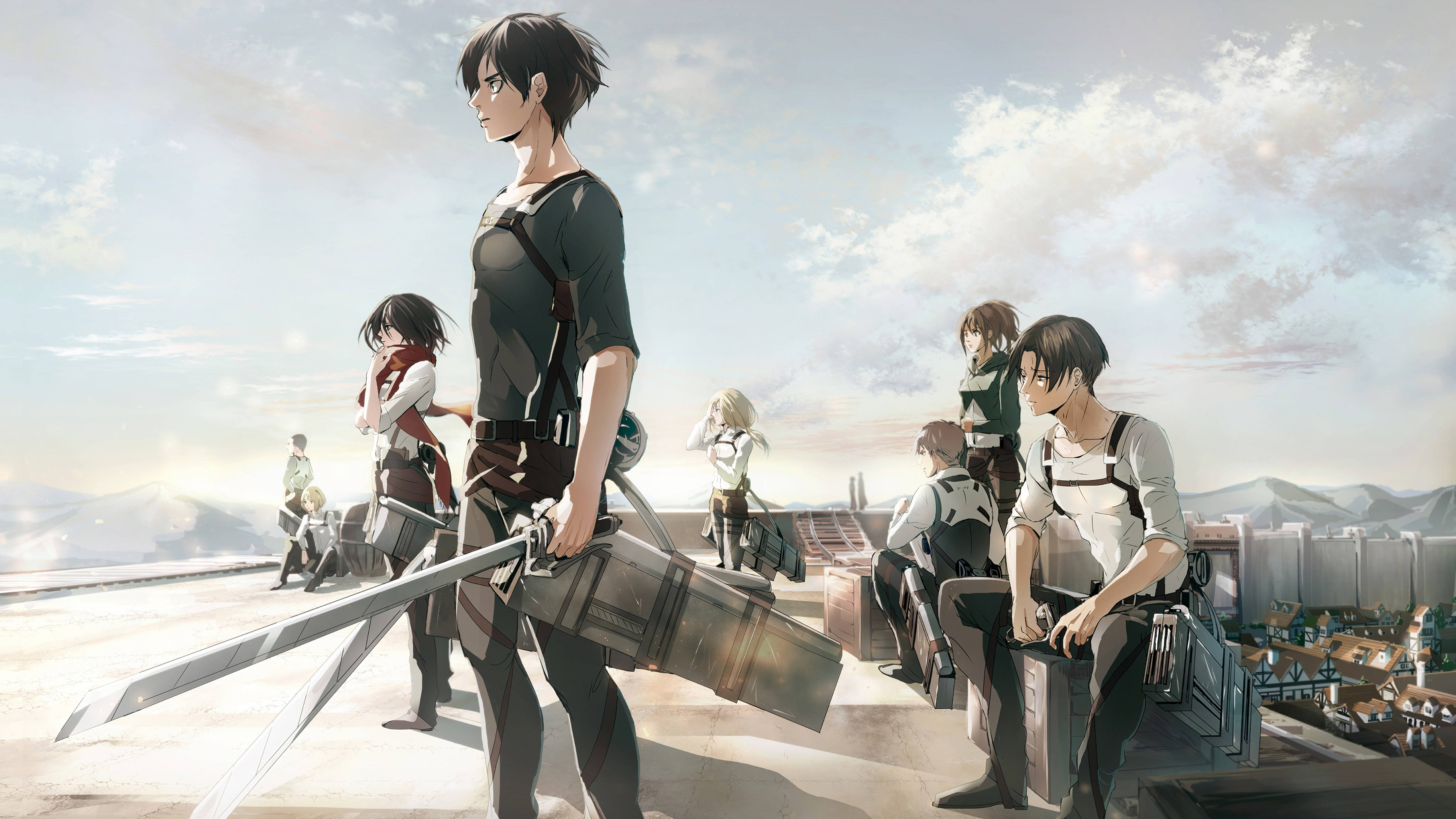 Attack On Titans 4k Special Operations Squad Background