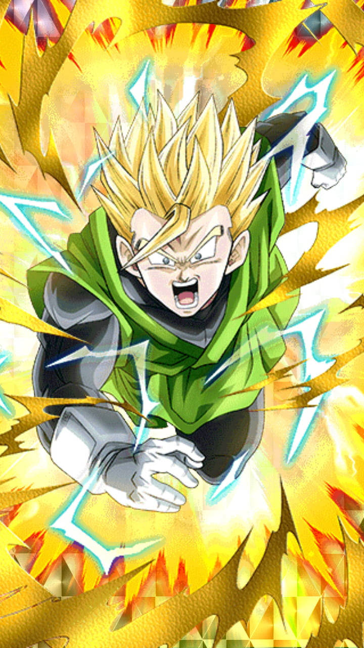 Attacking Gohan Super Saiyan 2 Background