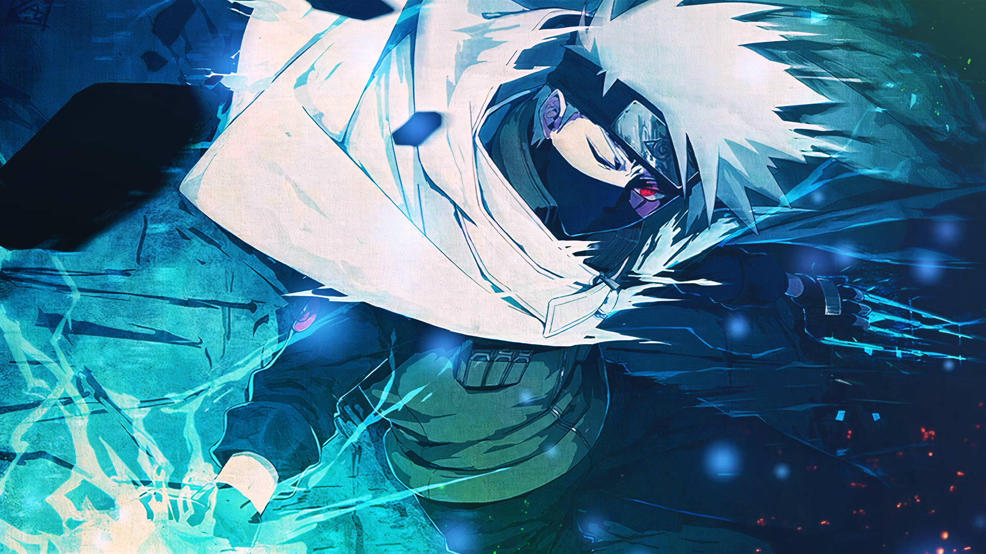 Attacking Kakashi Naruto Ipad