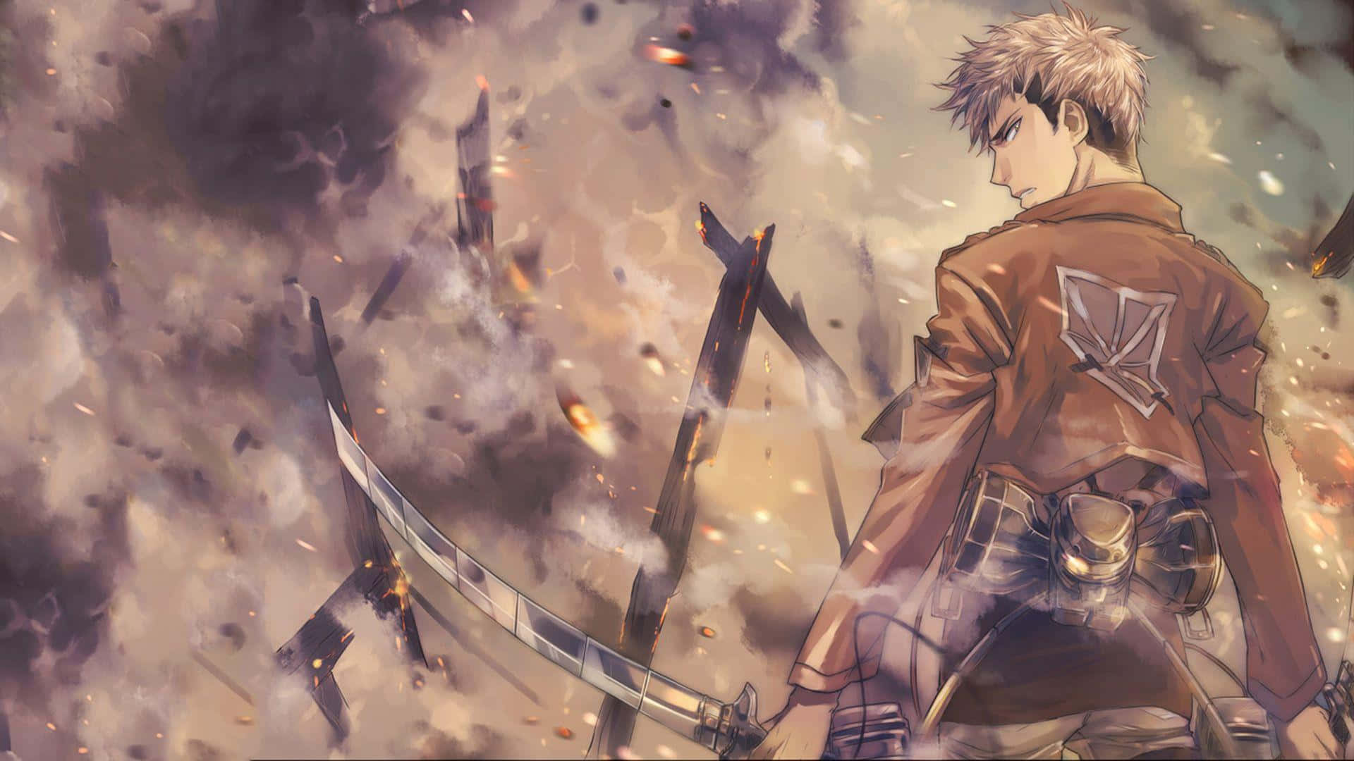 Attackon Titan Battle Aftermath Background