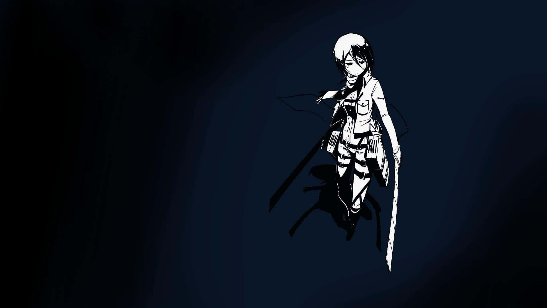 Attackon Titan Character Silhouette Background