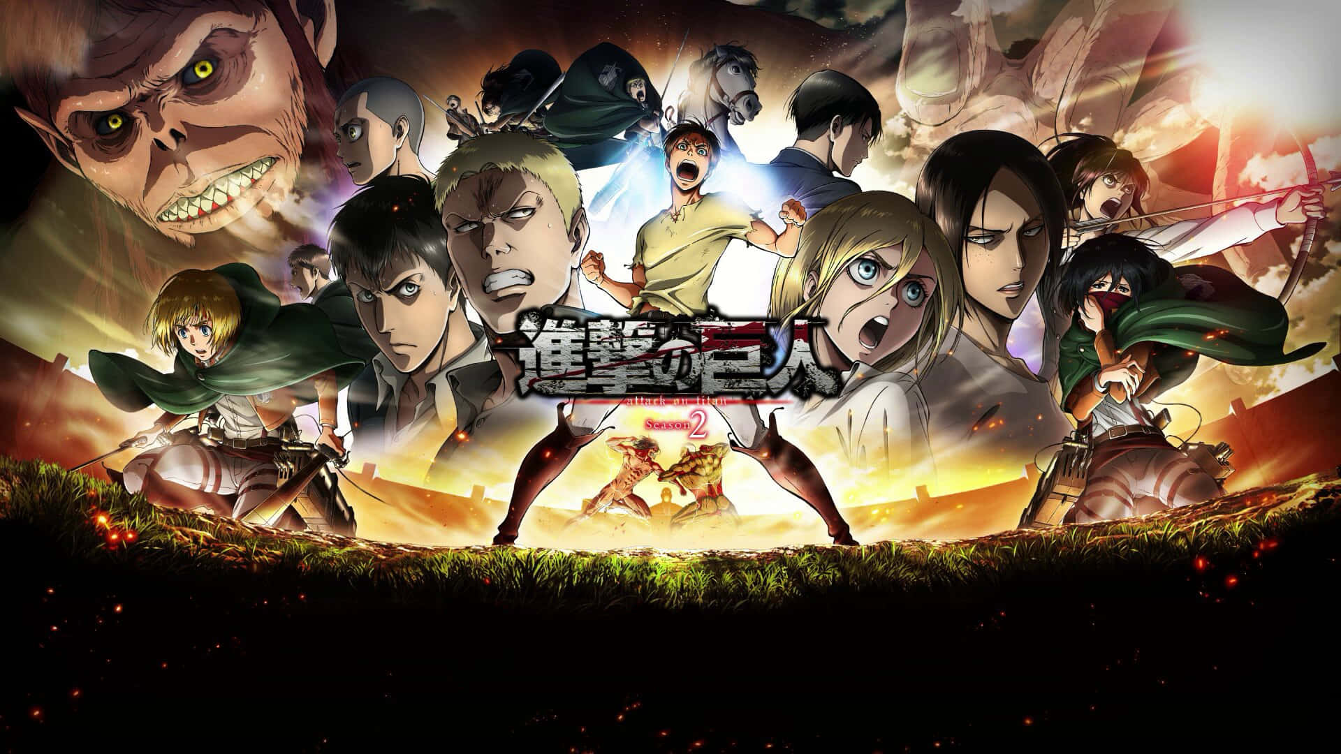 Attackon Titan Season2 Promotional Art