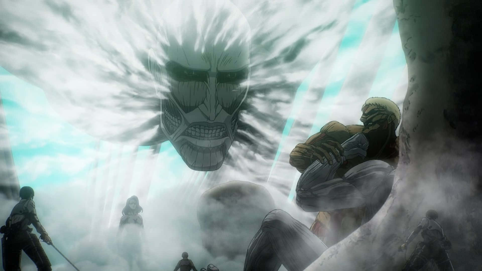 Attackon Titan Season4 Showdown Background