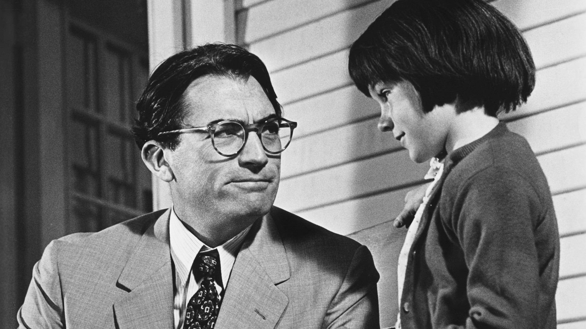 Atticus Finch And Scout Reading In 'to Kill A Mockingbird'