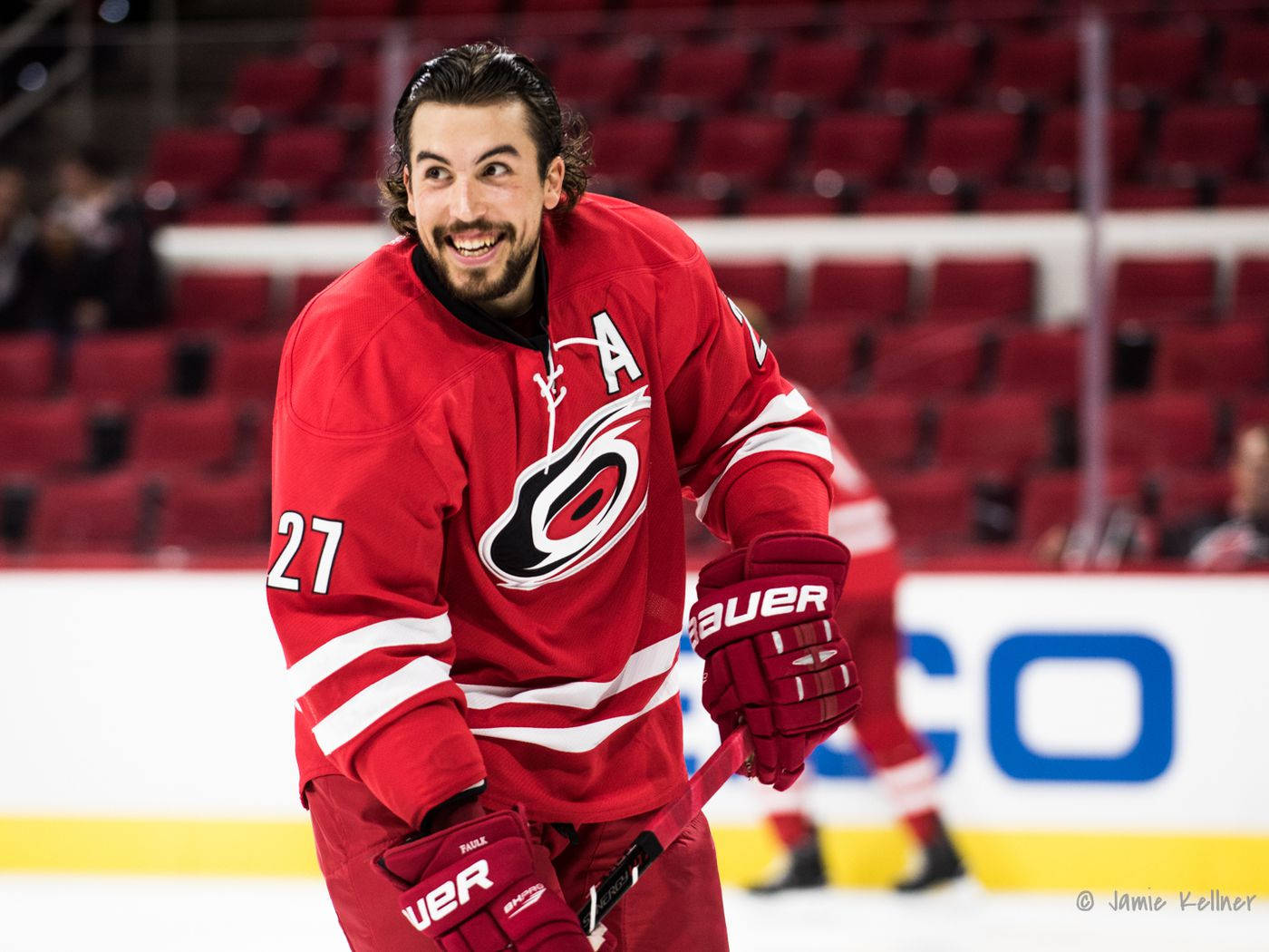 Attractive Ice Hockey Justin Faulk Background