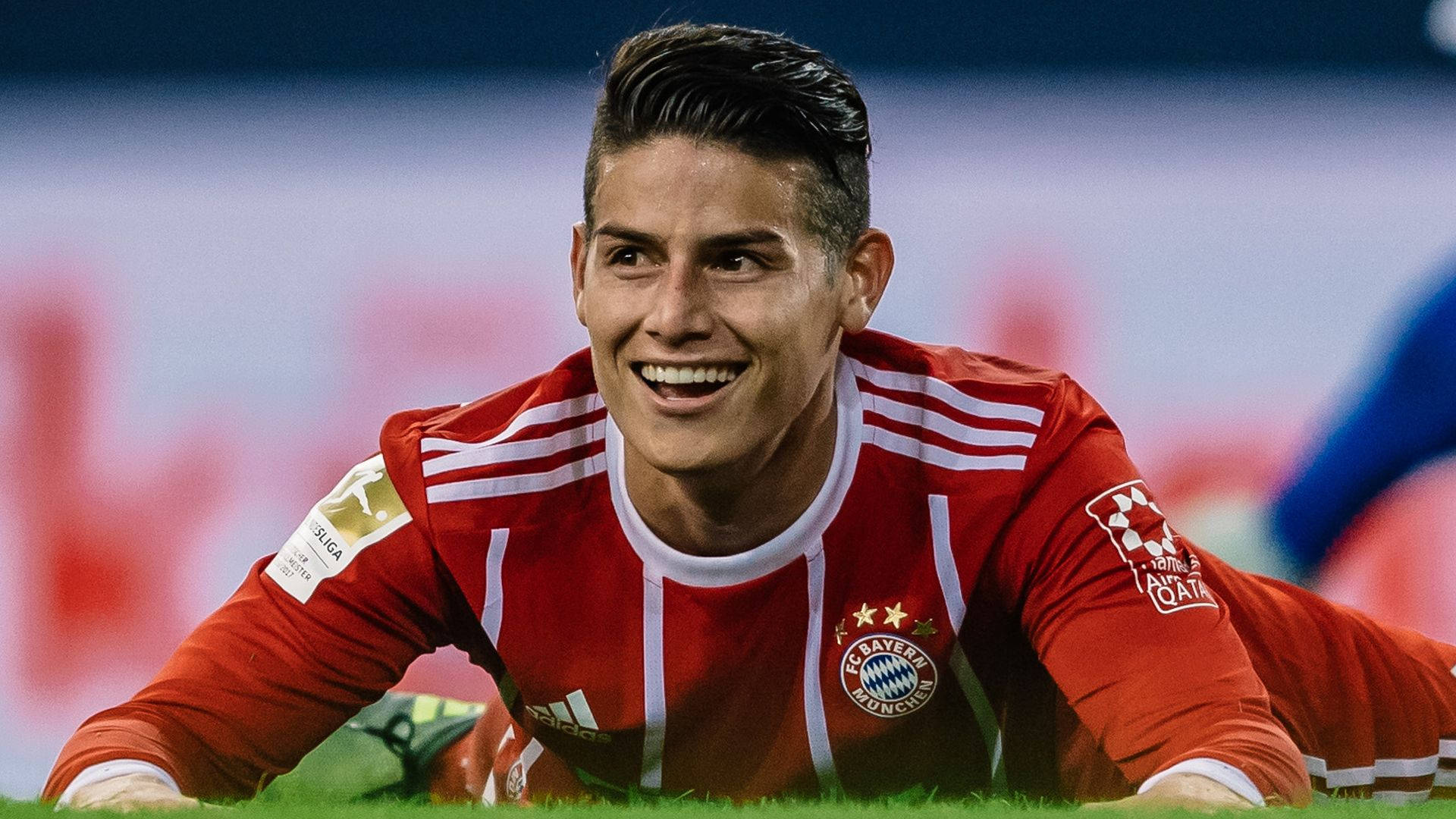 Attractive Soccer Player James Rodriguez Background