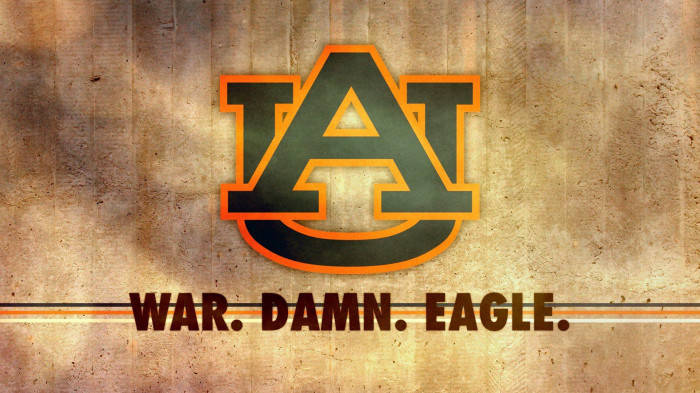 Auburn Football War Damn Eagle Background