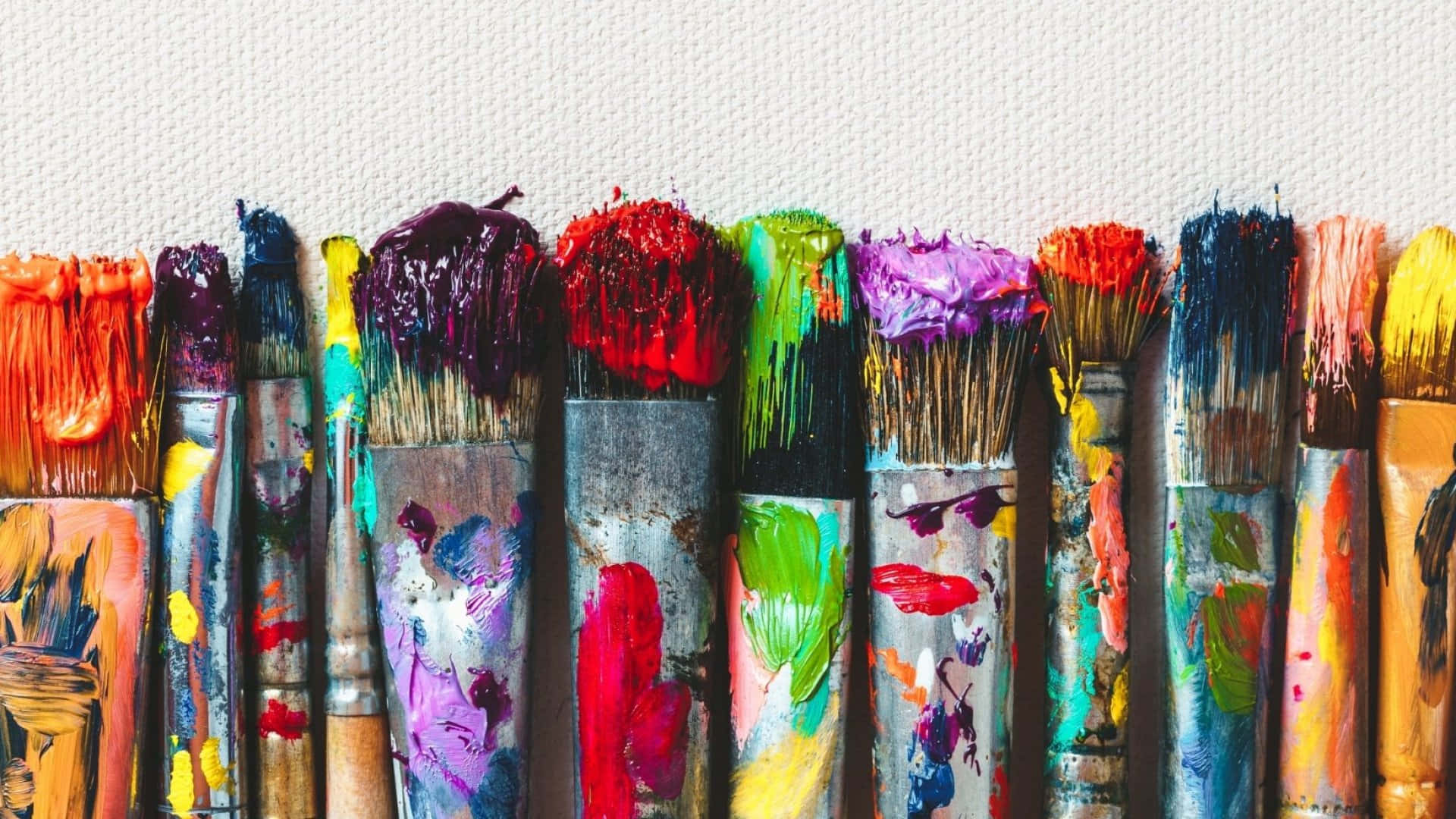 Audacious Paintbrushes Background
